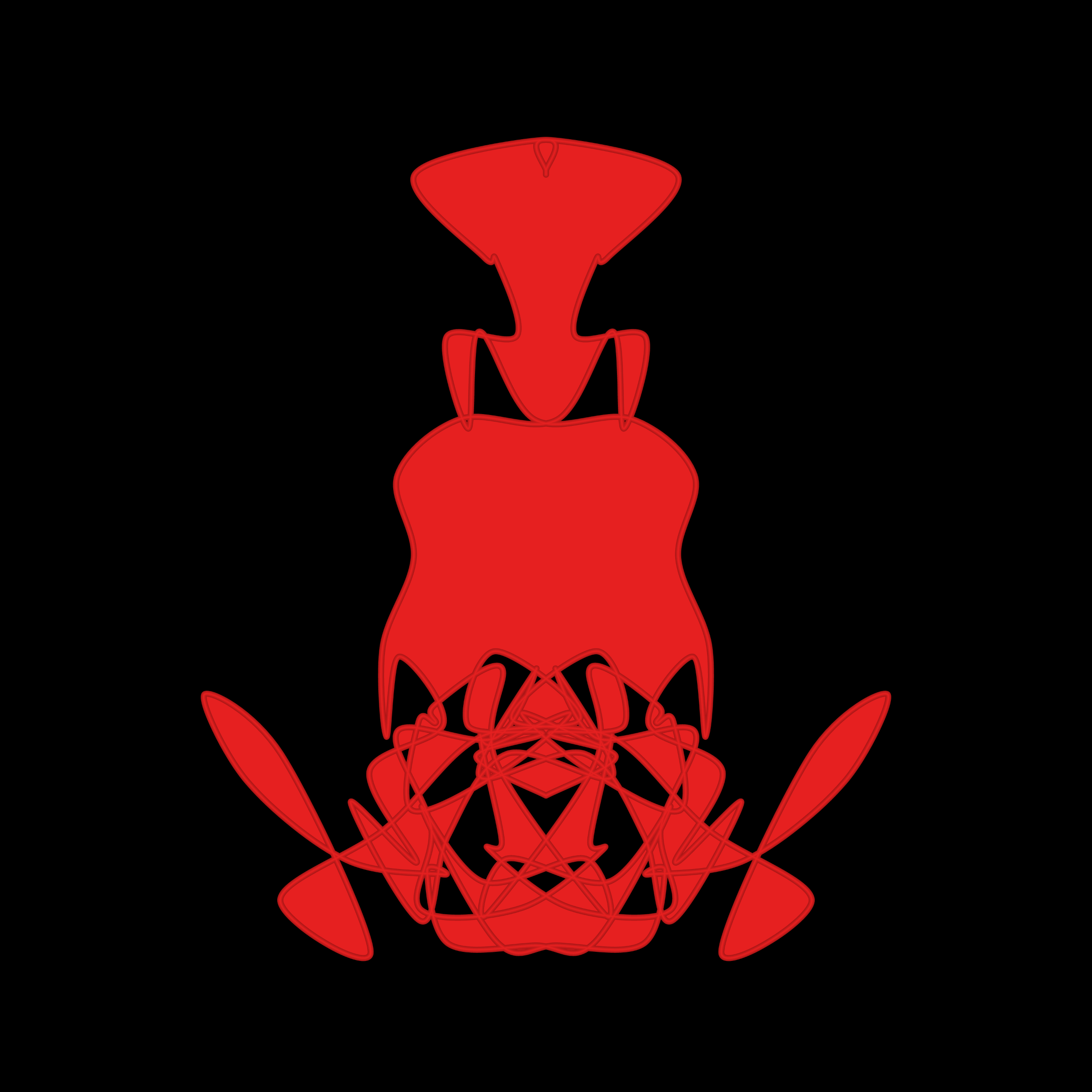 Art Blocks - Art Blocks v2 - Cryptoblots #191 - NFT # 3000191