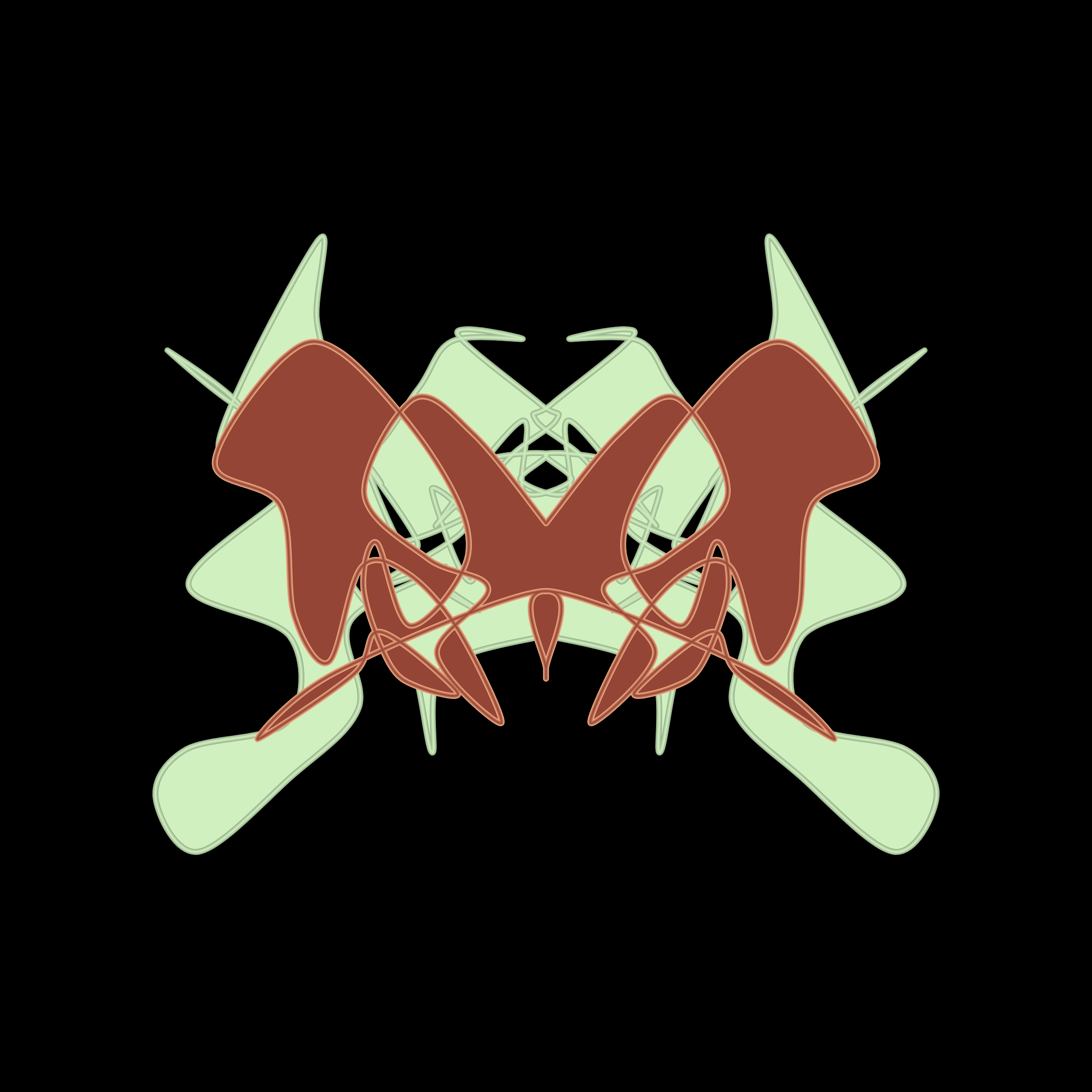 Art Blocks - Art Blocks v2 - Cryptoblots #194 - NFT # 3000194