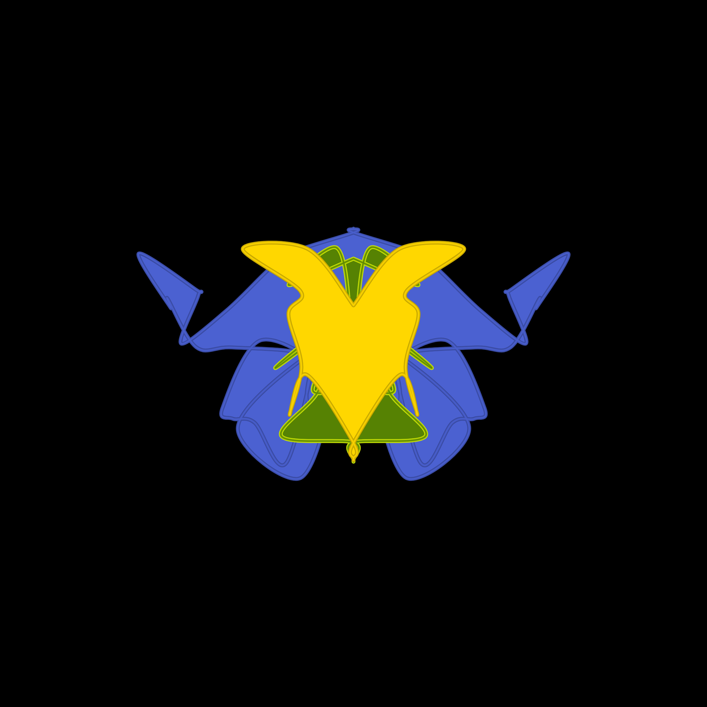 Art Blocks - Art Blocks v2 - Cryptoblots #196 - NFT # 3000196