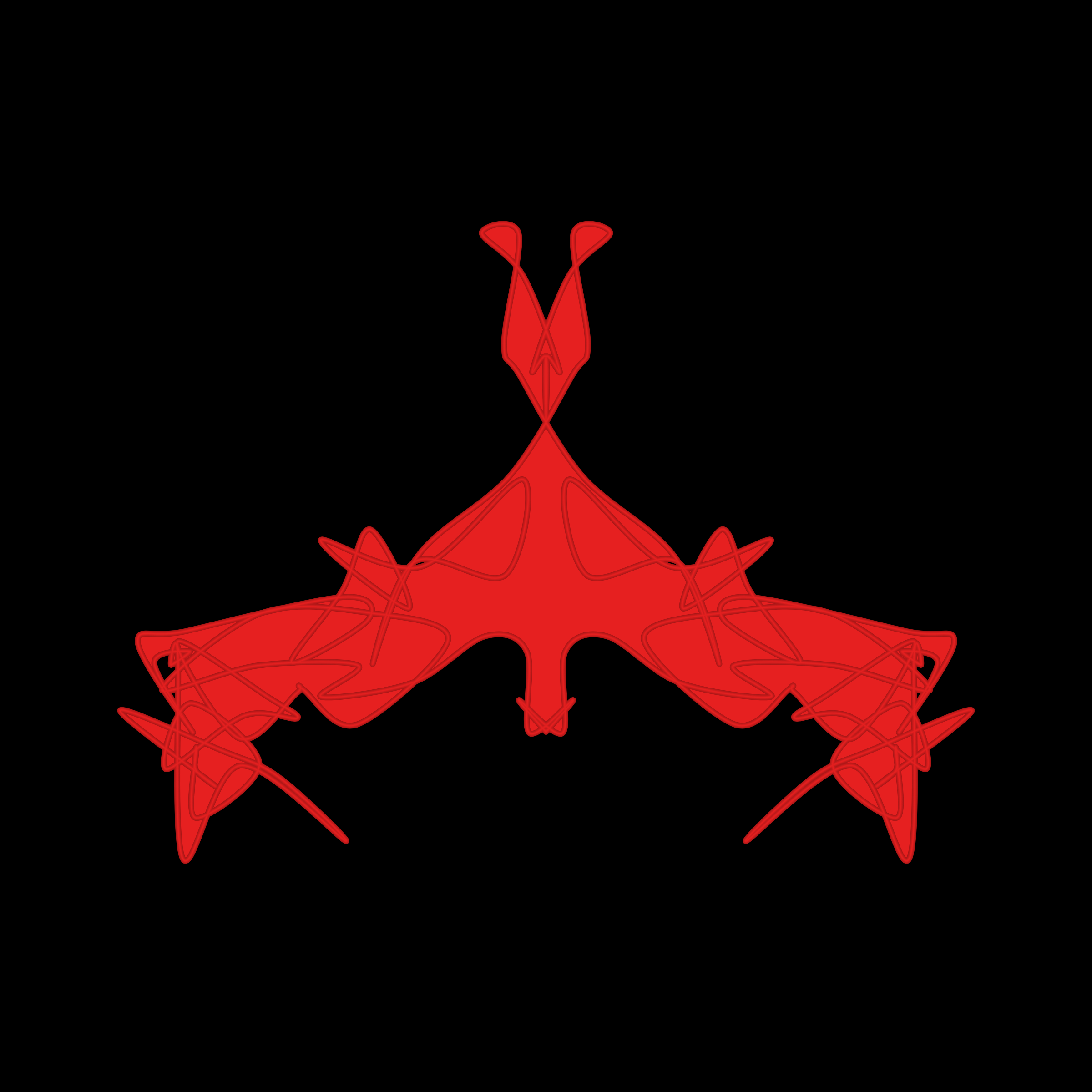 Art Blocks - Art Blocks v2 - Cryptoblots #206 - NFT # 3000206