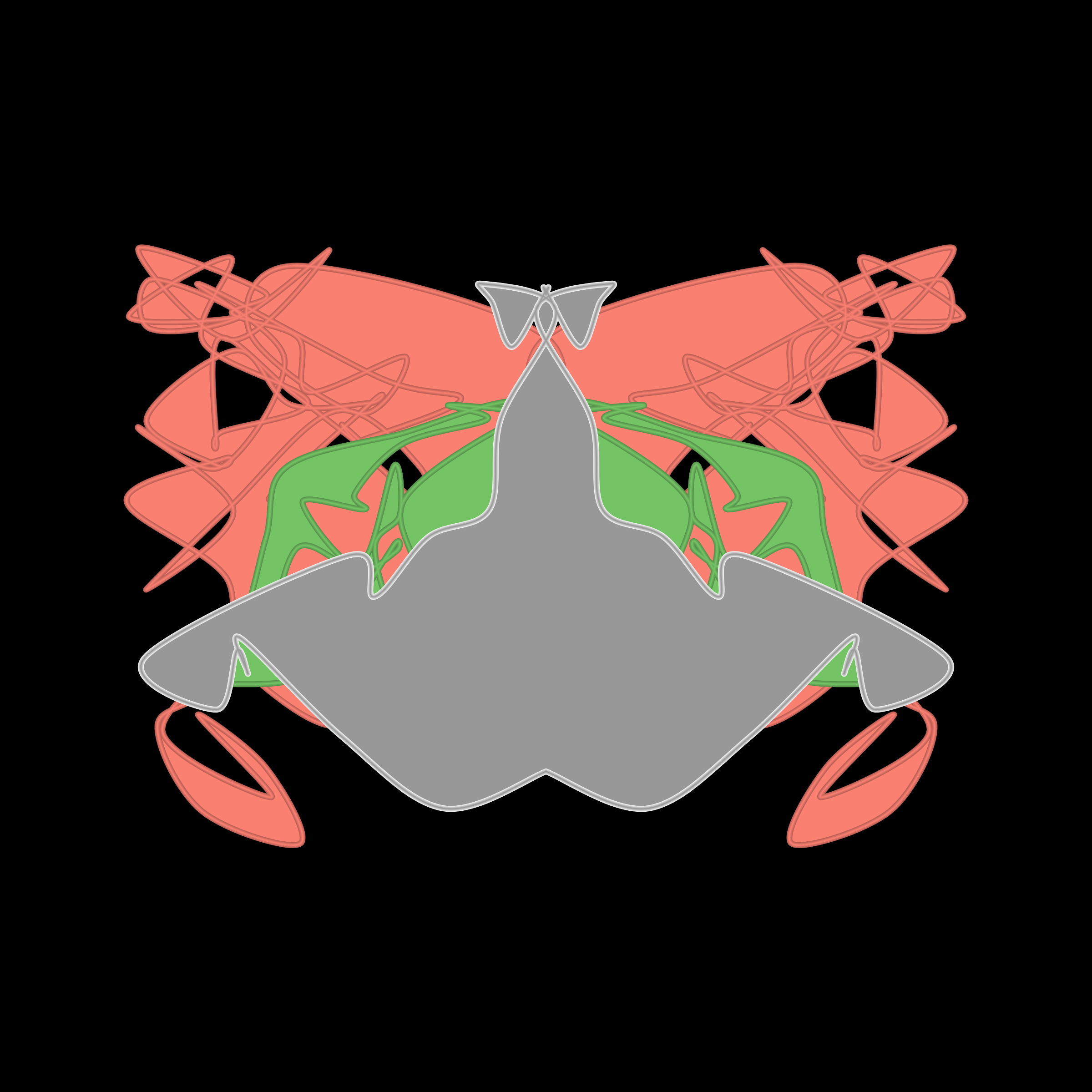Art Blocks - Art Blocks v2 - Cryptoblots #218 - NFT # 3000218