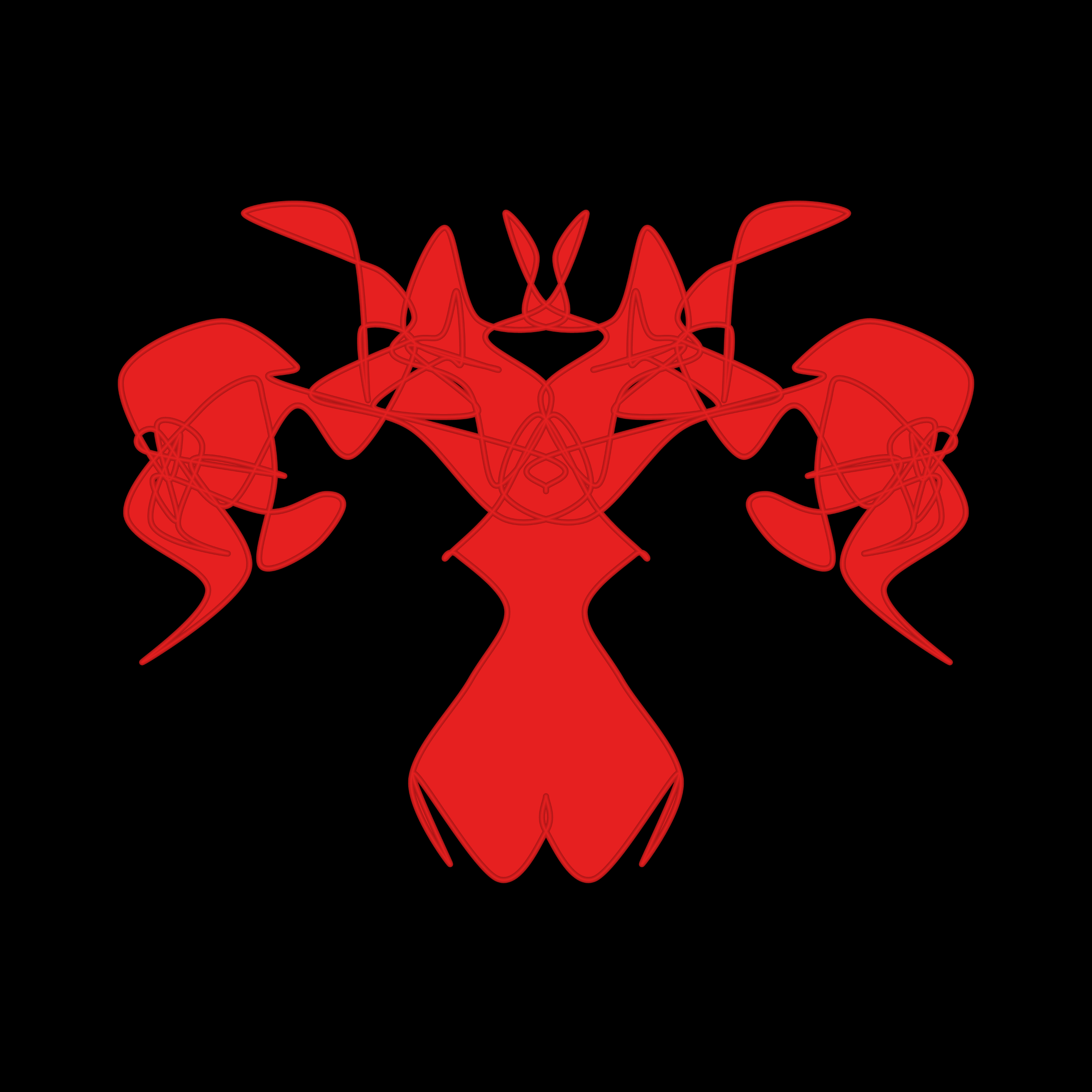 Art Blocks - Art Blocks v2 - Cryptoblots #222 - NFT # 3000222