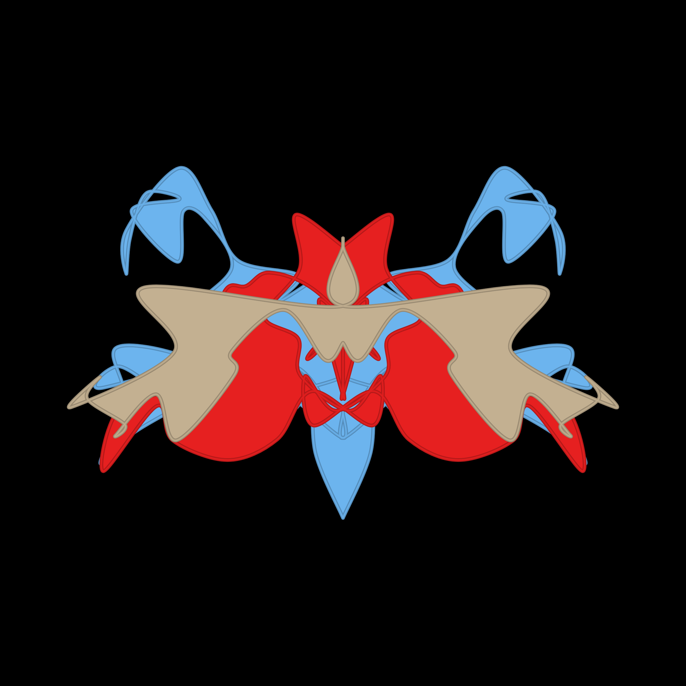 Art Blocks - Art Blocks v2 - Cryptoblots #228 - NFT # 3000228