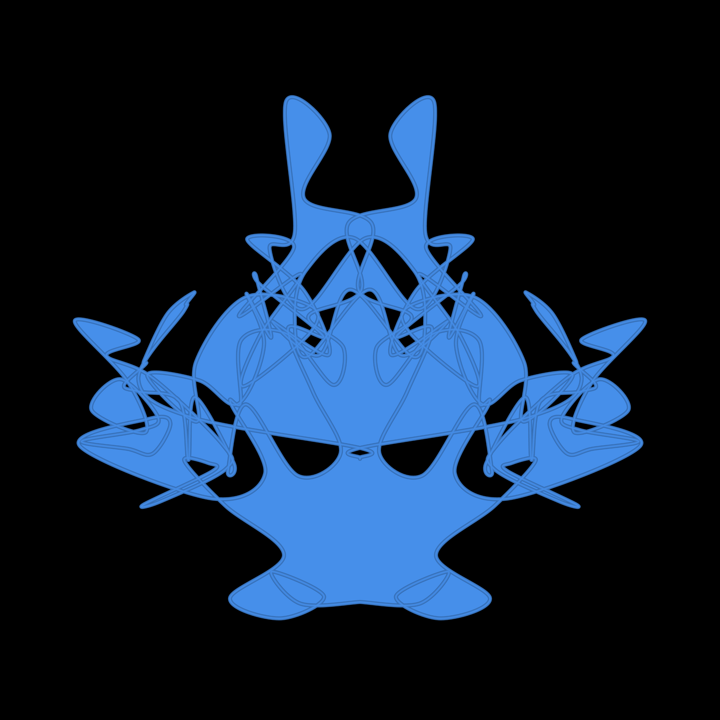 Art Blocks - Art Blocks v2 - Cryptoblots #235 - NFT # 3000235