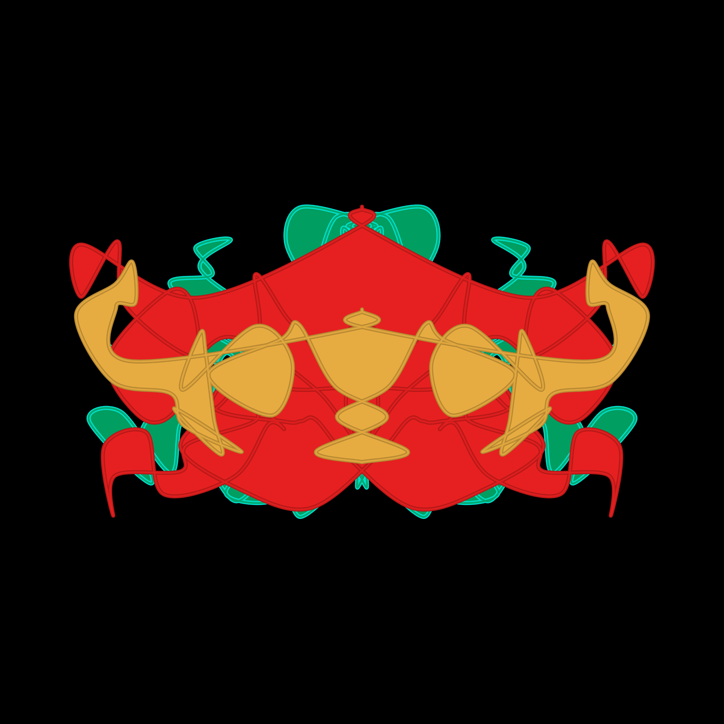 Art Blocks - Art Blocks v2 - Cryptoblots #251 - NFT # 3000251