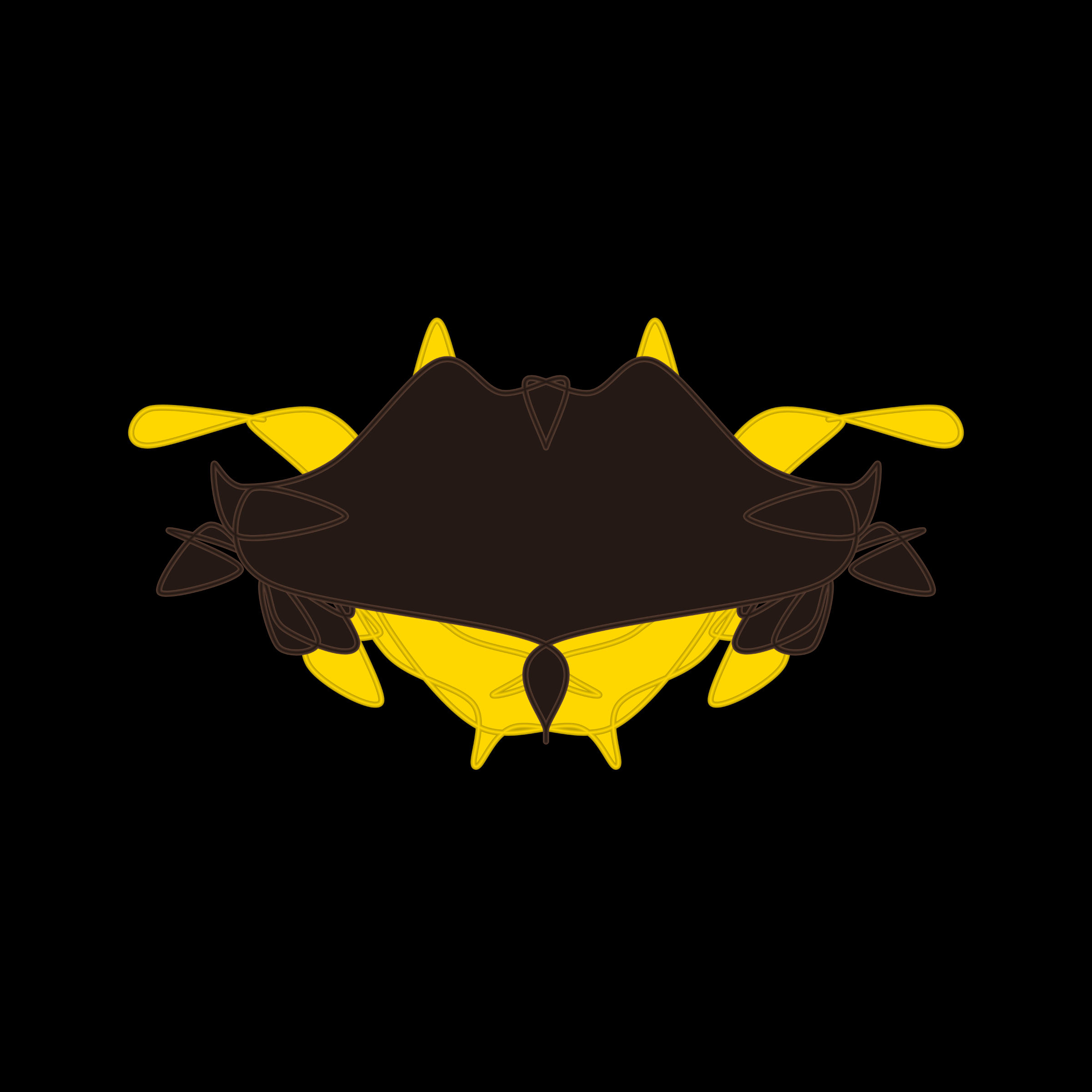 Art Blocks - Art Blocks v2 - Cryptoblots #253 - NFT # 3000253