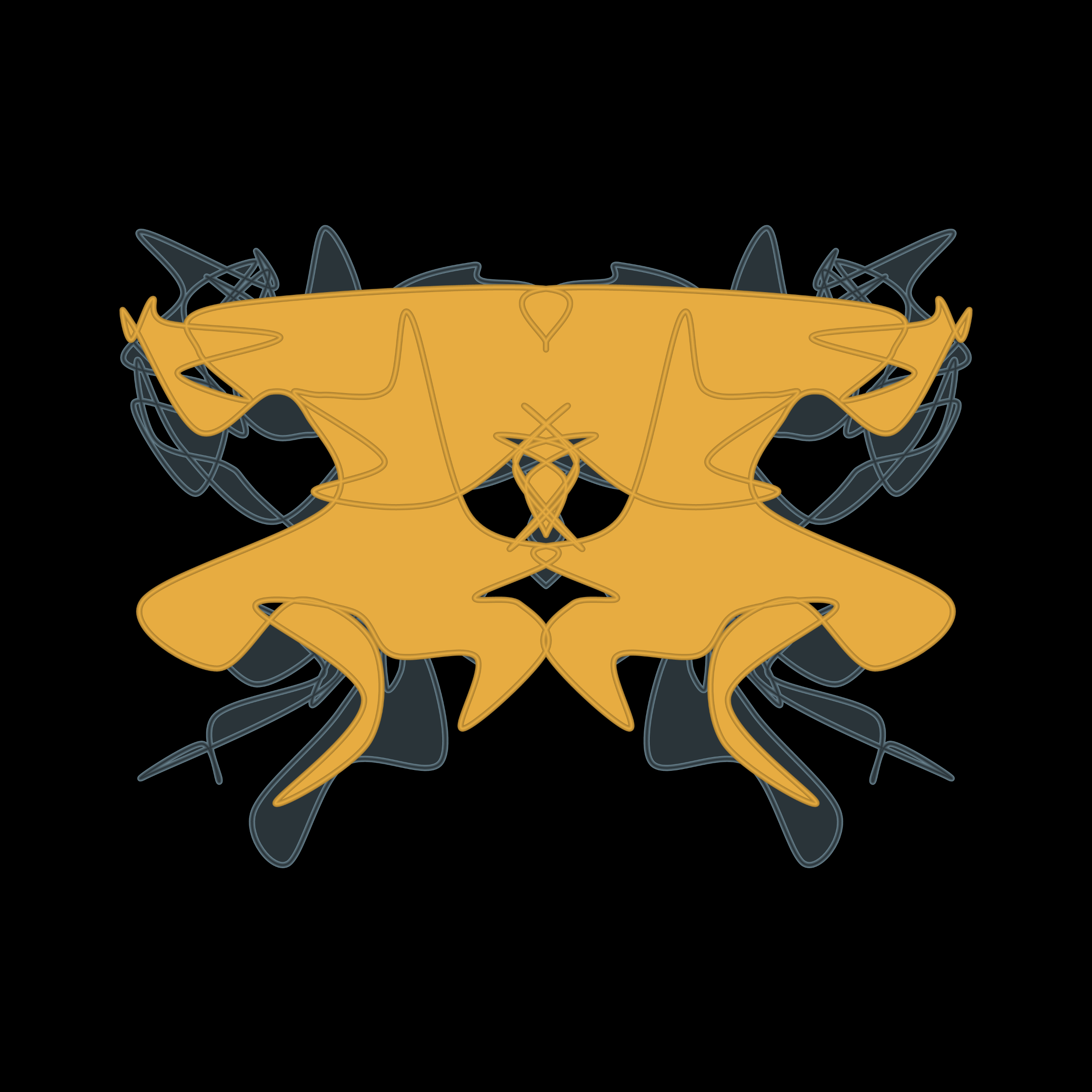 Art Blocks - Art Blocks v2 - Cryptoblots #254 - NFT # 3000254