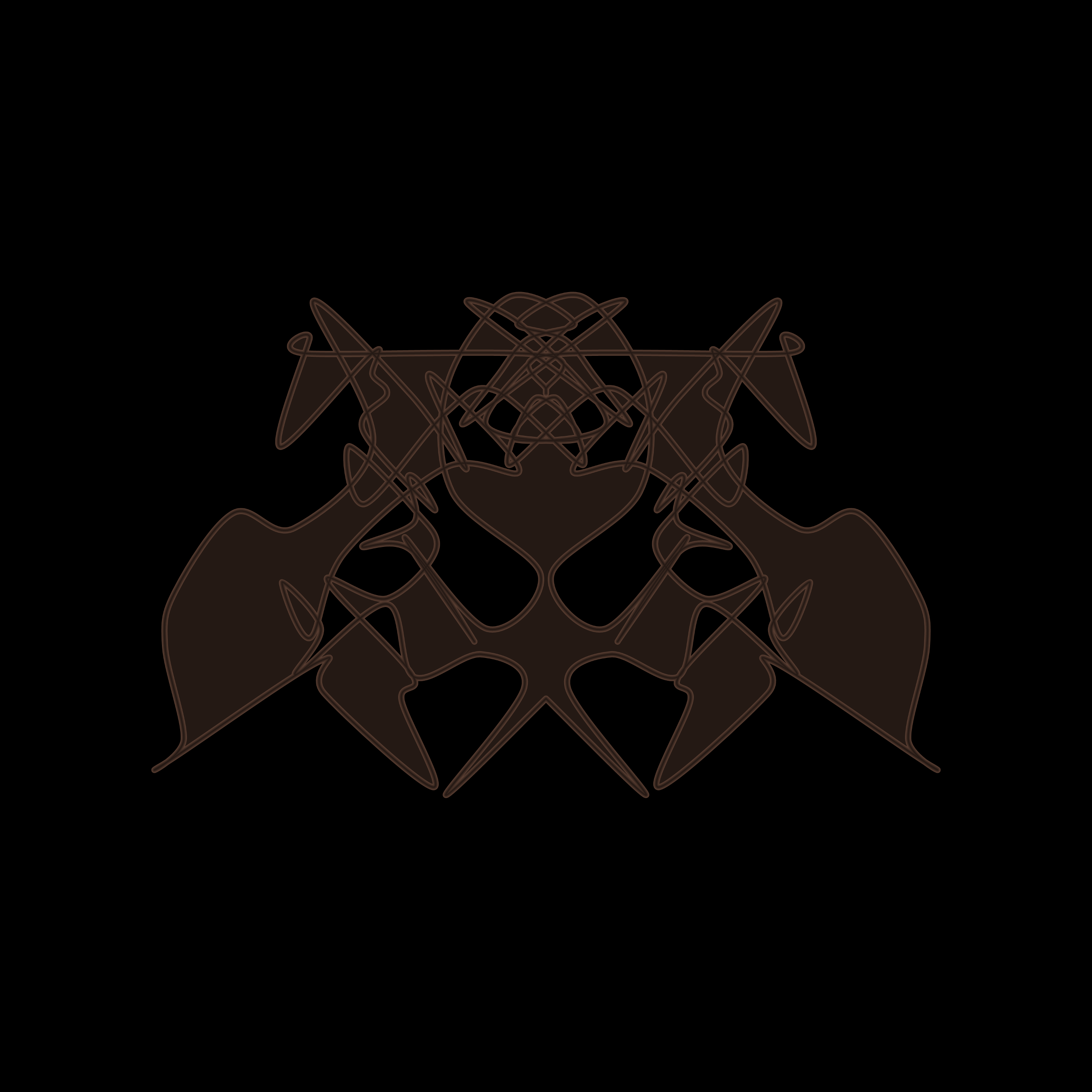 Art Blocks - Art Blocks v2 - Cryptoblots #255 - NFT # 3000255