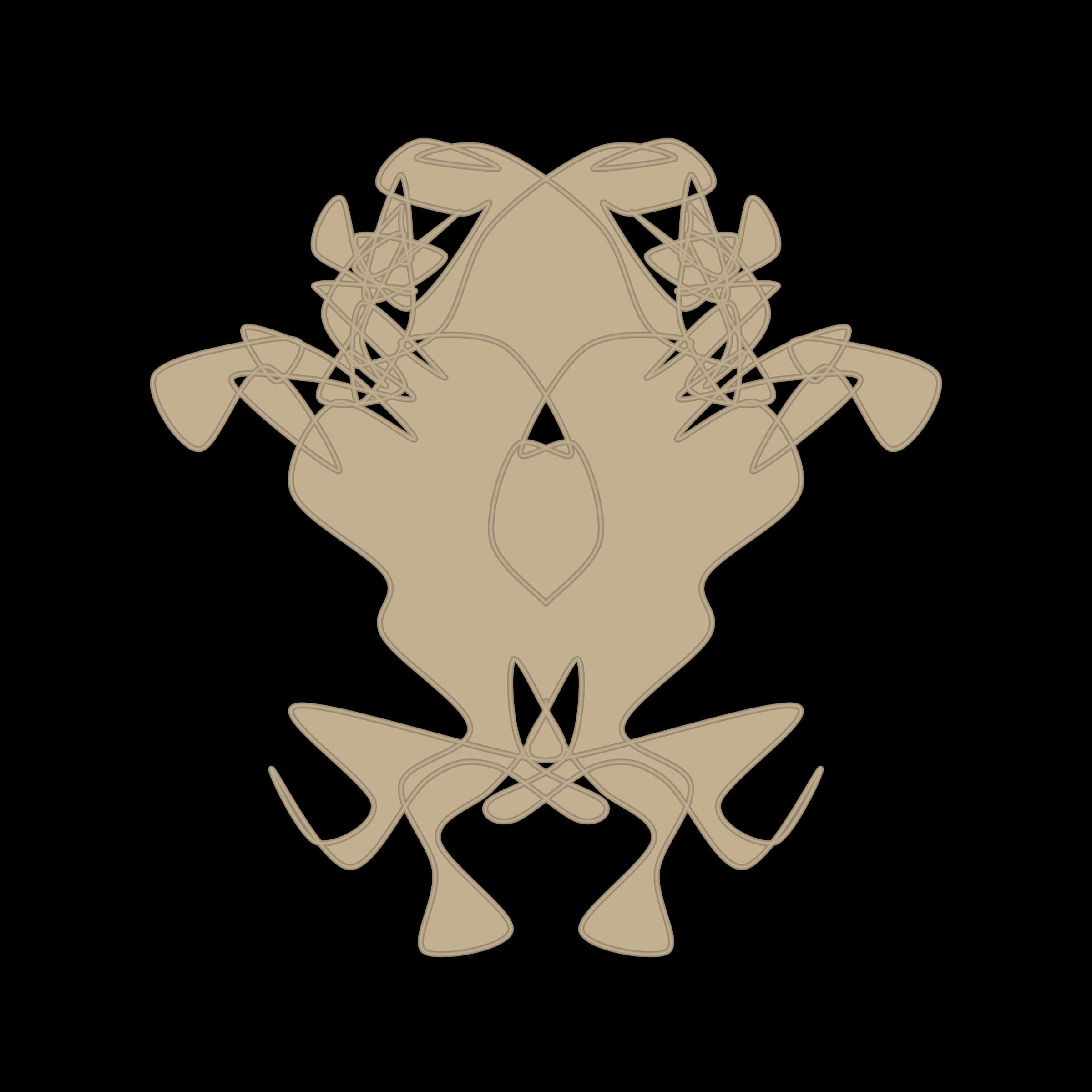 Art Blocks - Art Blocks v2 - Cryptoblots #256 - NFT # 3000256