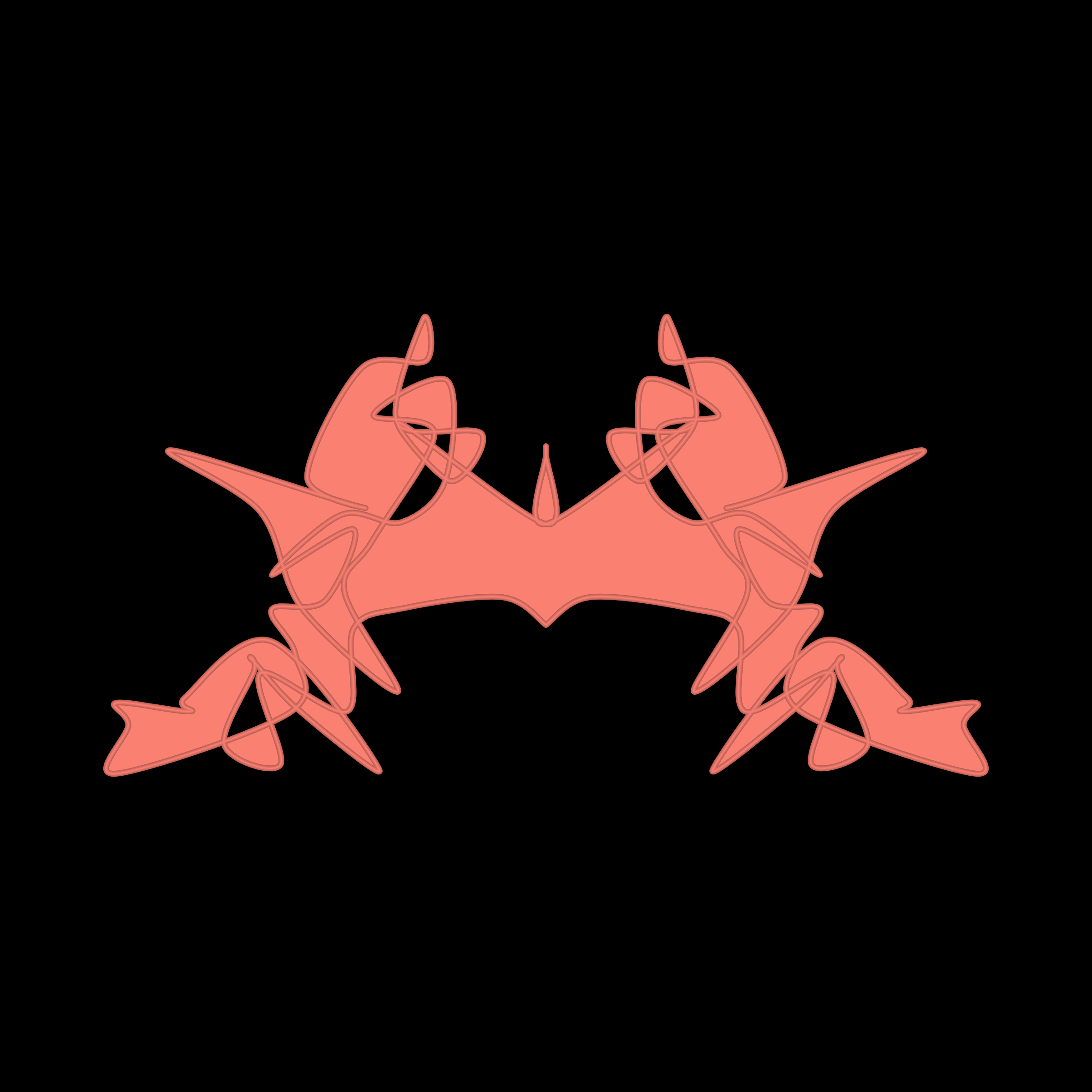 Art Blocks - Art Blocks v2 - Cryptoblots #261 - NFT # 3000261