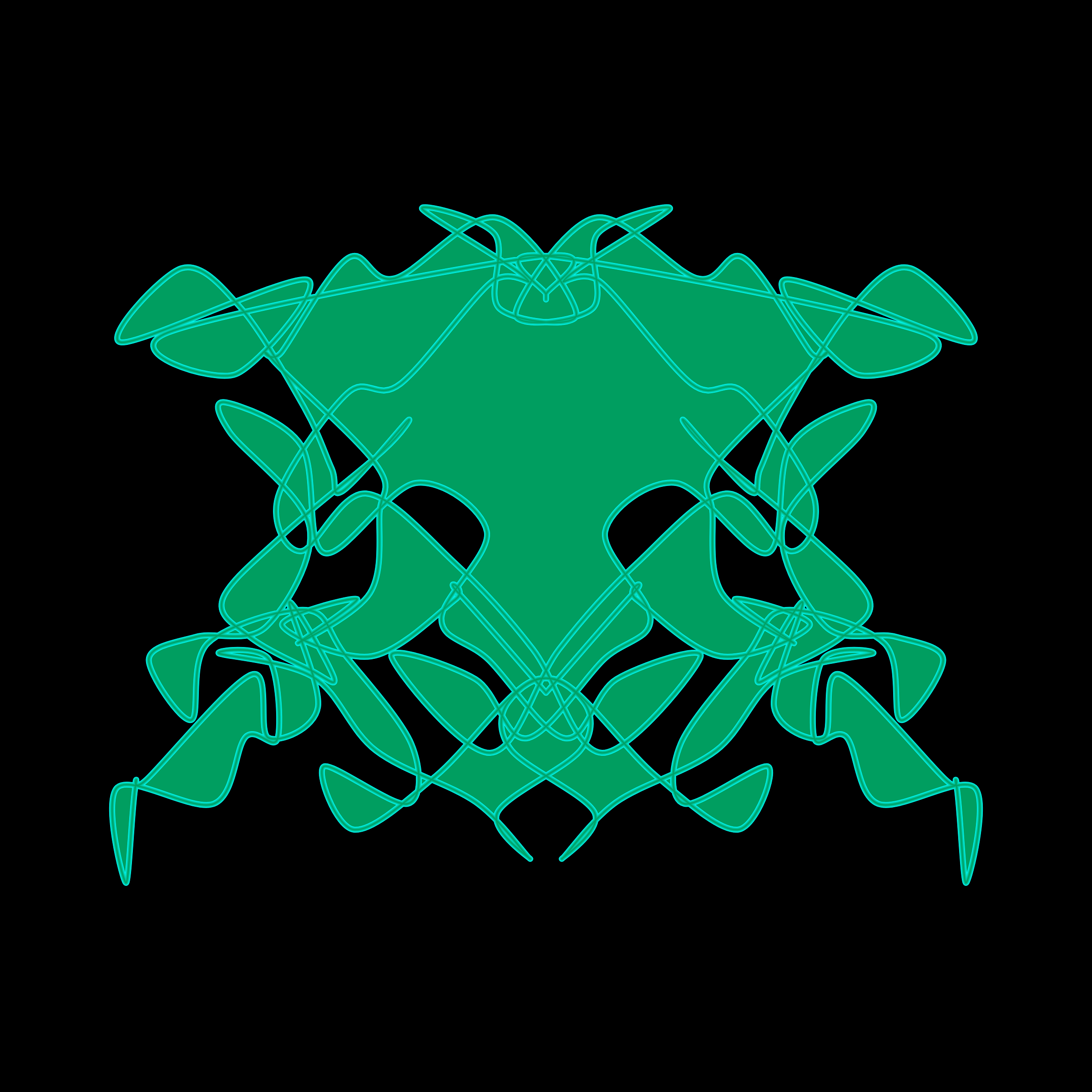 Art Blocks - Art Blocks v2 - Cryptoblots #265 - NFT # 3000265