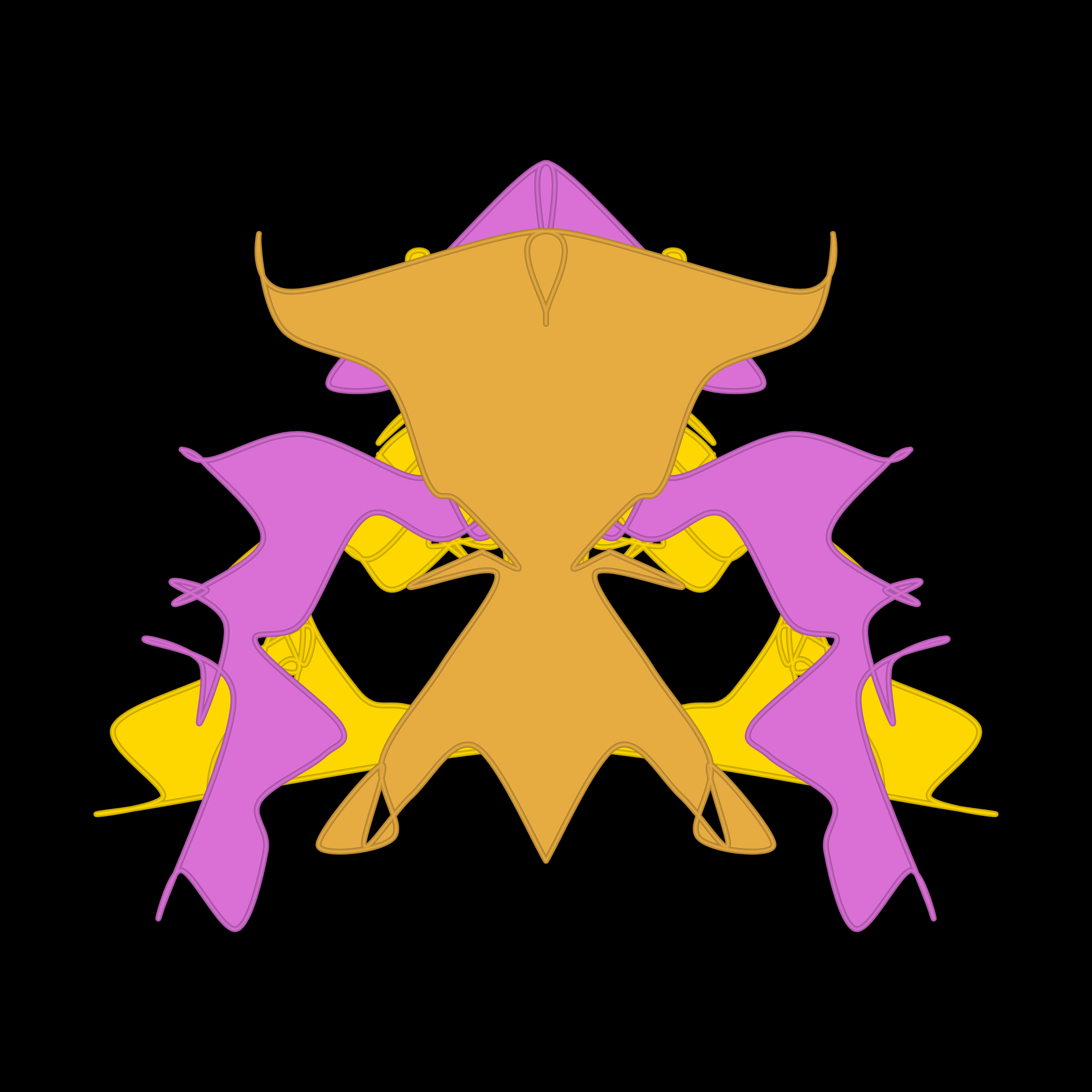 Art Blocks - Art Blocks v2 - Cryptoblots #268 - NFT # 3000268