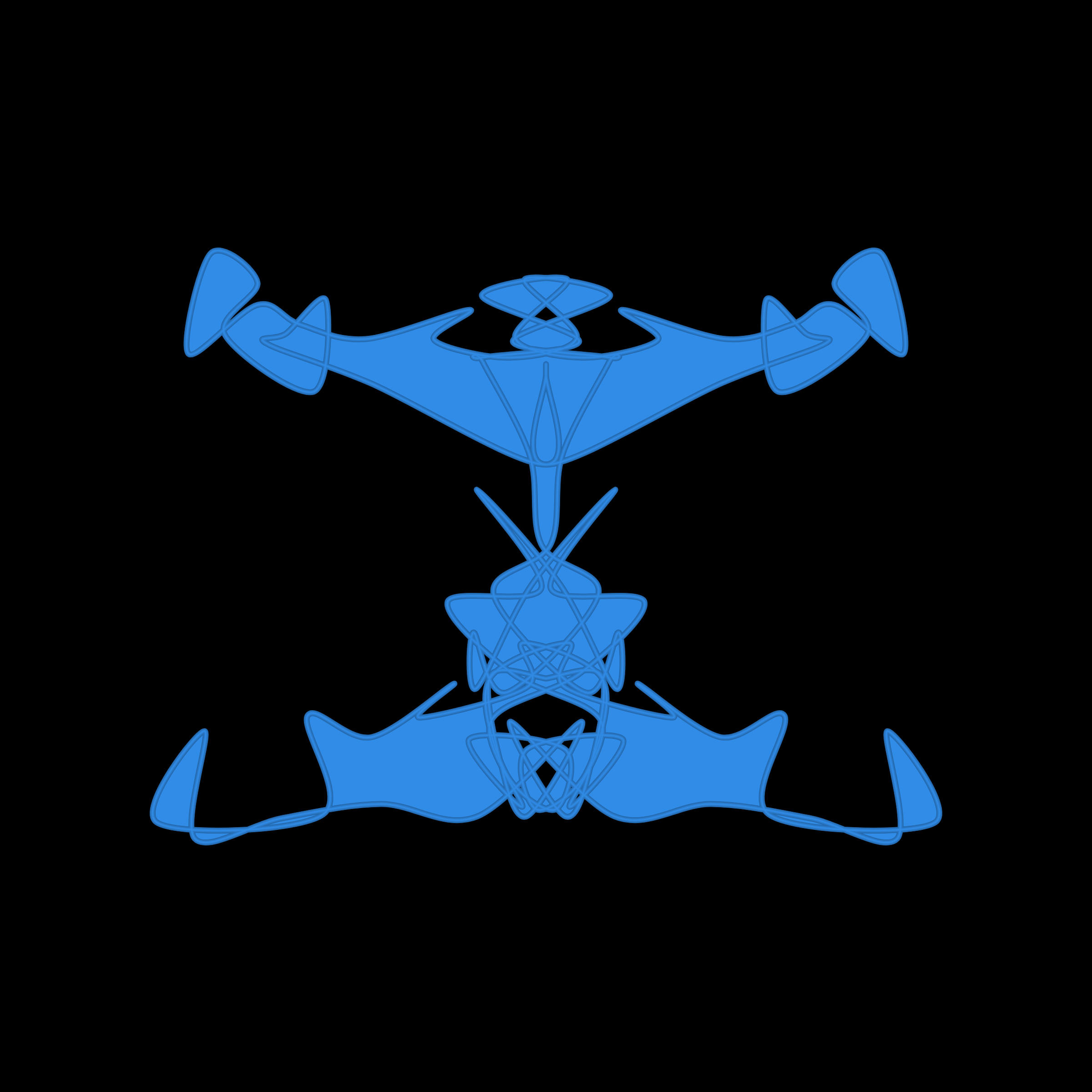 Art Blocks - Art Blocks v2 - Cryptoblots #281 - NFT # 3000281