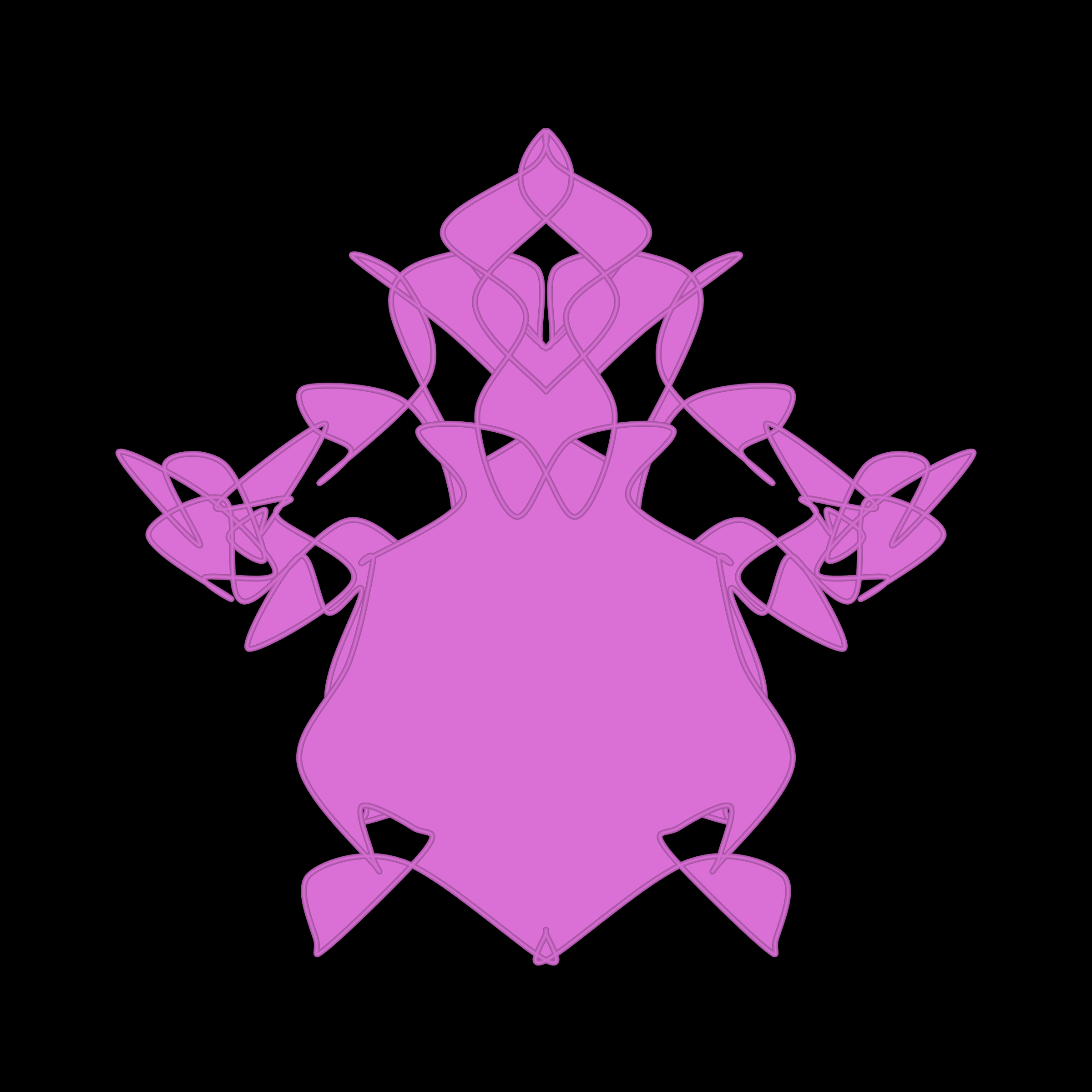 Art Blocks - Art Blocks v2 - Cryptoblots #286 - NFT # 3000286