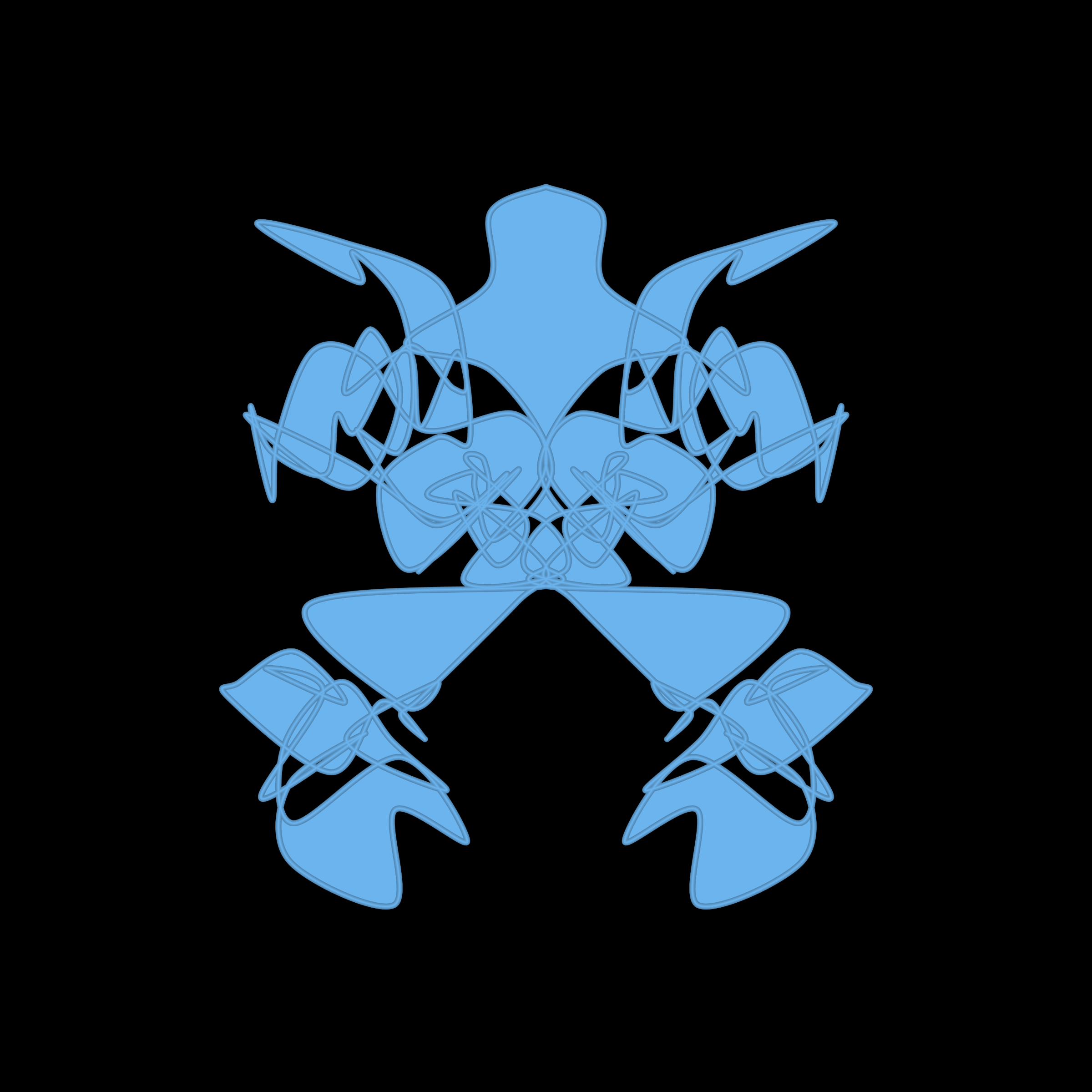 Art Blocks - Art Blocks v2 - Cryptoblots #287 - NFT # 3000287