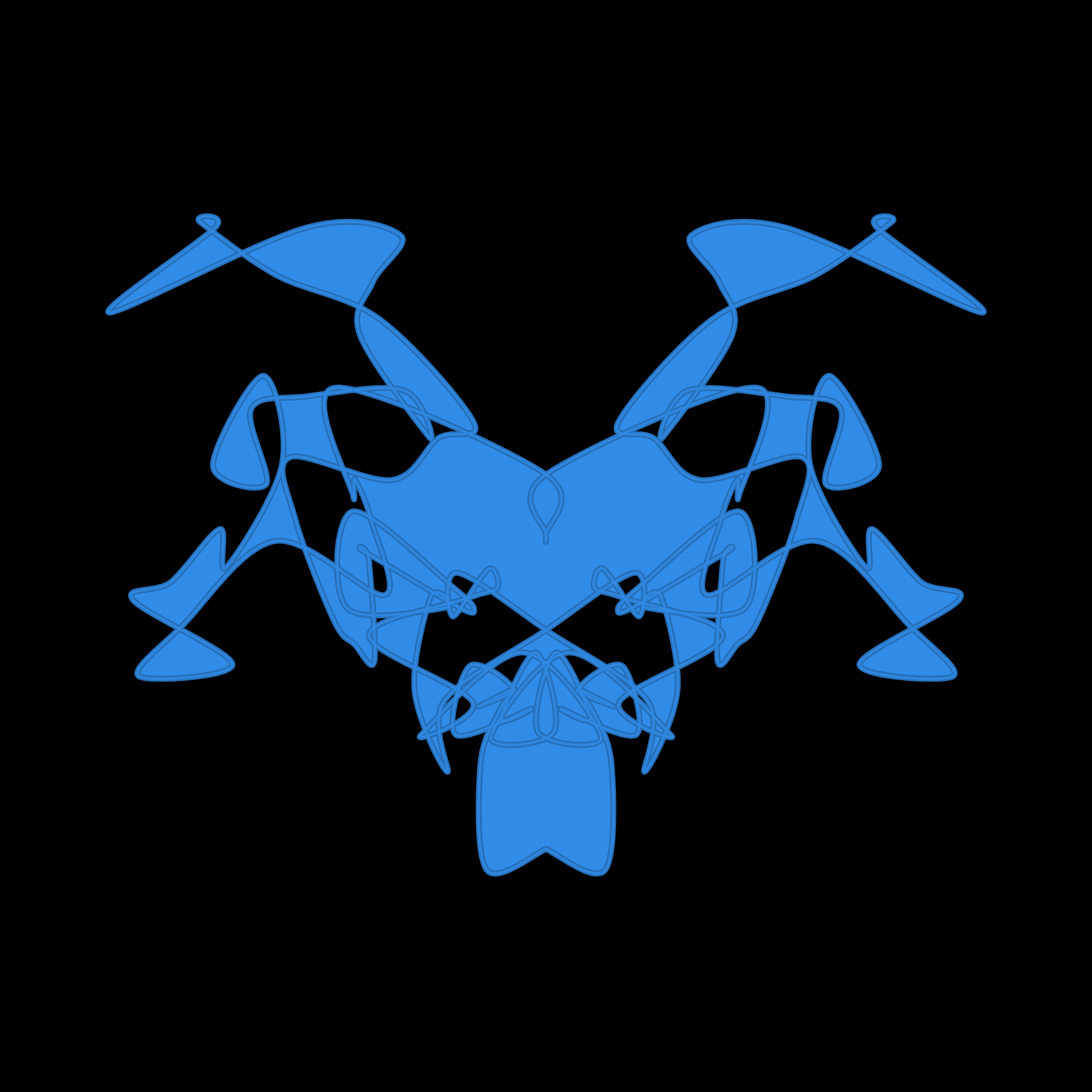 Art Blocks - Art Blocks v2 - Cryptoblots #289 - NFT # 3000289