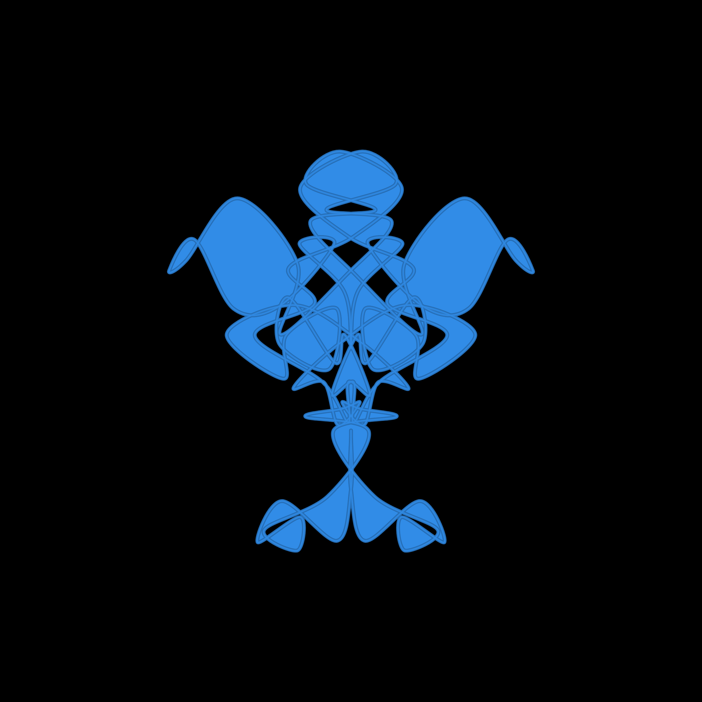 Art Blocks - Art Blocks v2 - Cryptoblots #291 - NFT # 3000291