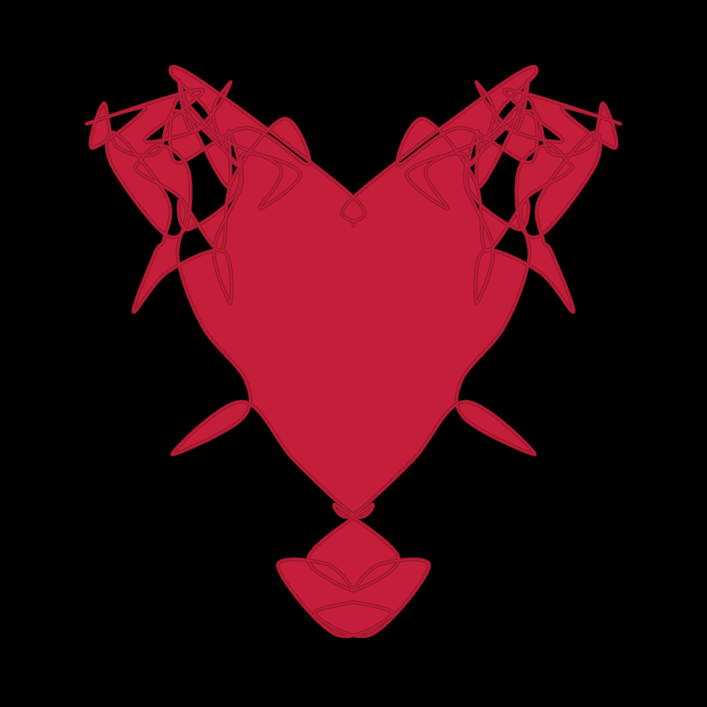 Art Blocks - Art Blocks v2 - Cryptoblots #298 - NFT # 3000298