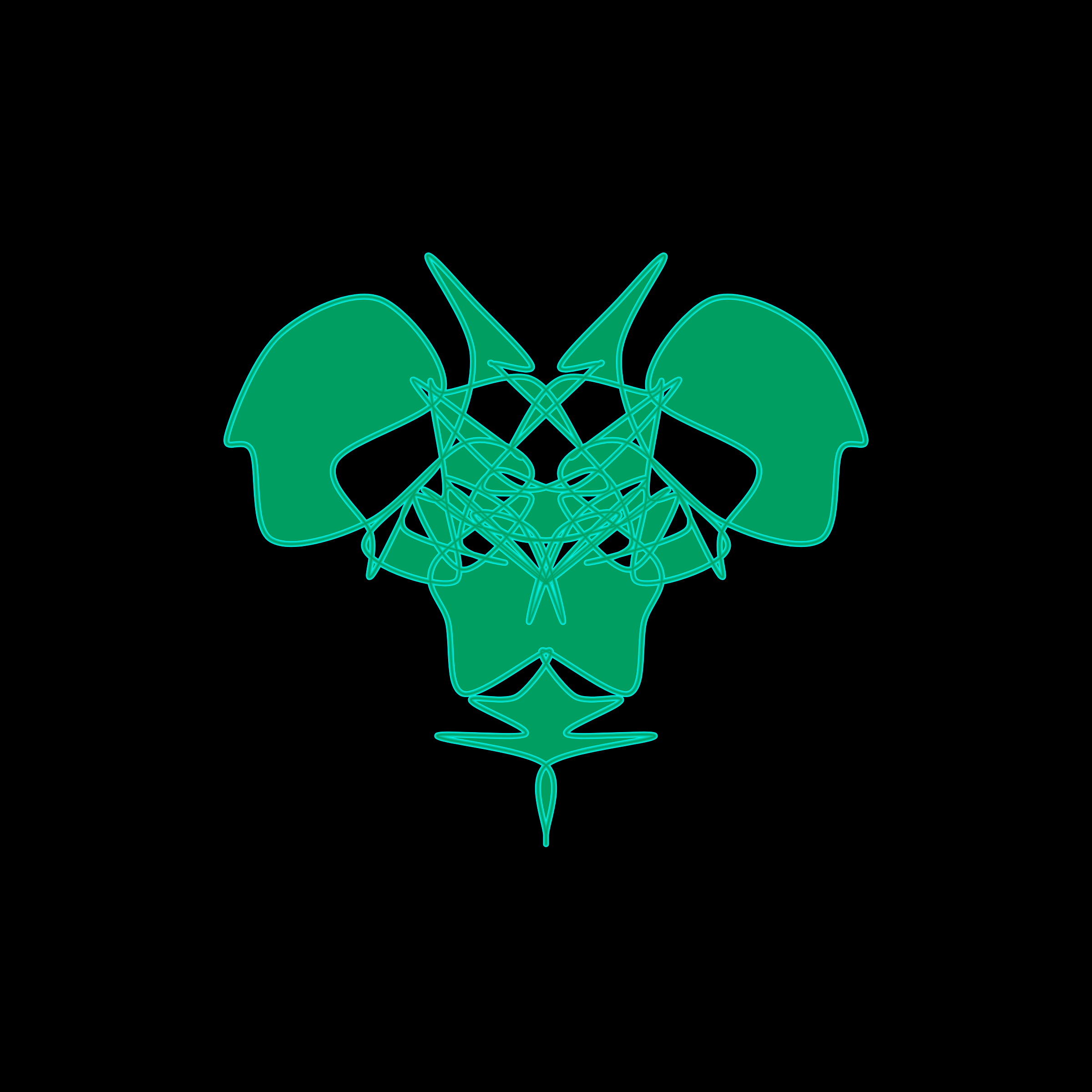 Art Blocks - Art Blocks v2 - Cryptoblots #299 - NFT # 3000299