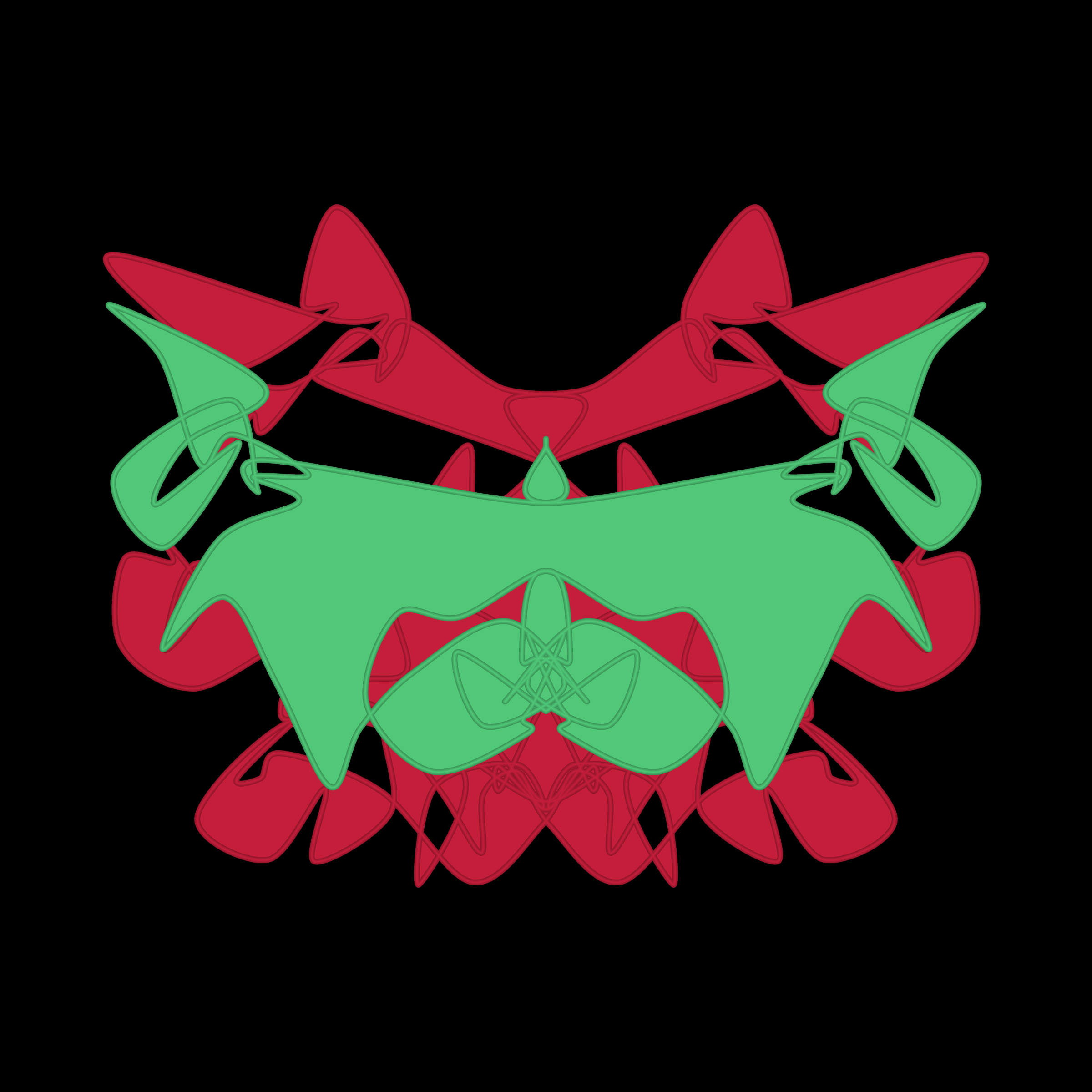 Art Blocks - Art Blocks v2 - Cryptoblots #301 - NFT # 3000301