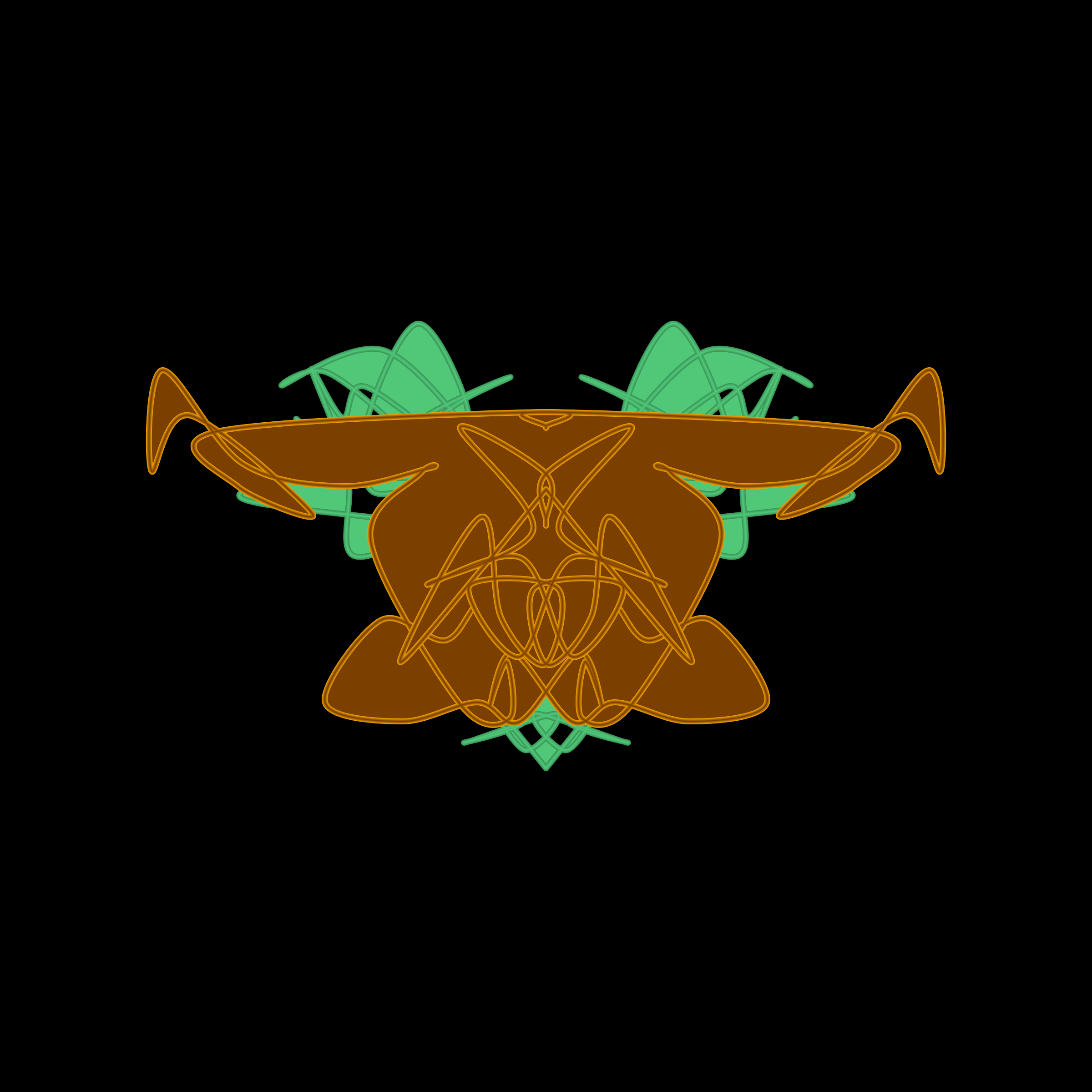 Art Blocks - Art Blocks v2 - Cryptoblots #317 - NFT # 3000317