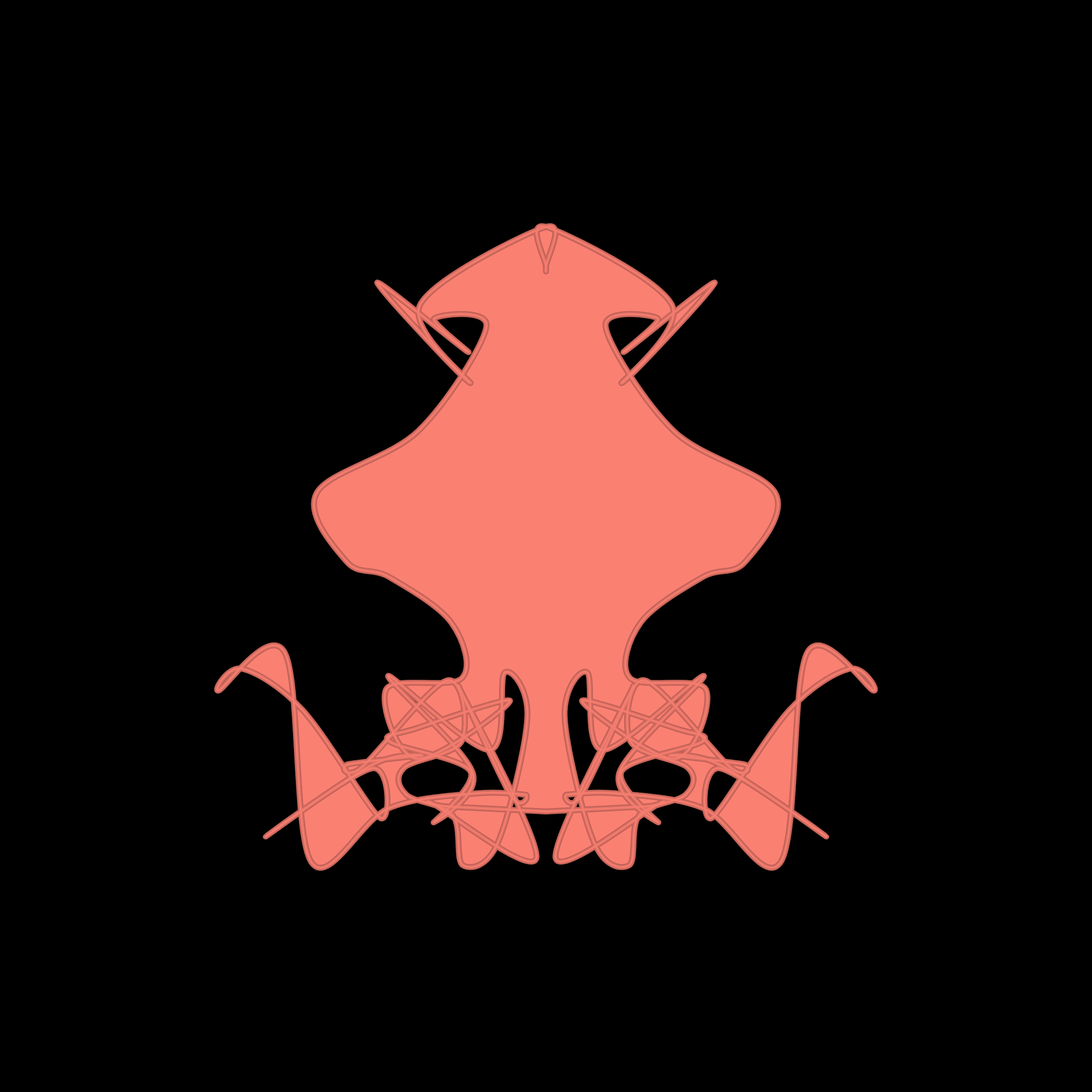 Art Blocks - Art Blocks v2 - Cryptoblots #319 - NFT # 3000319