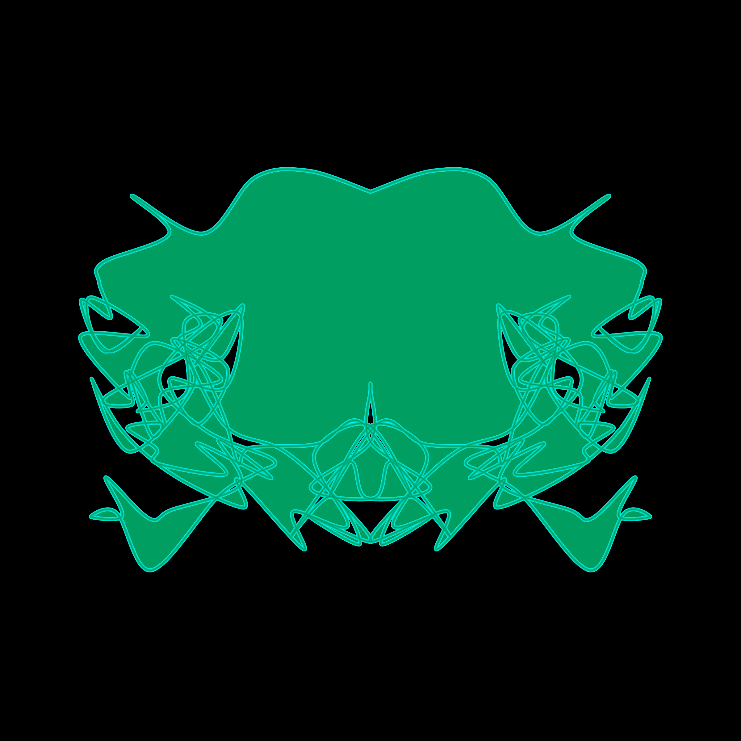 Art Blocks - Art Blocks v2 - Cryptoblots #320 - NFT # 3000320