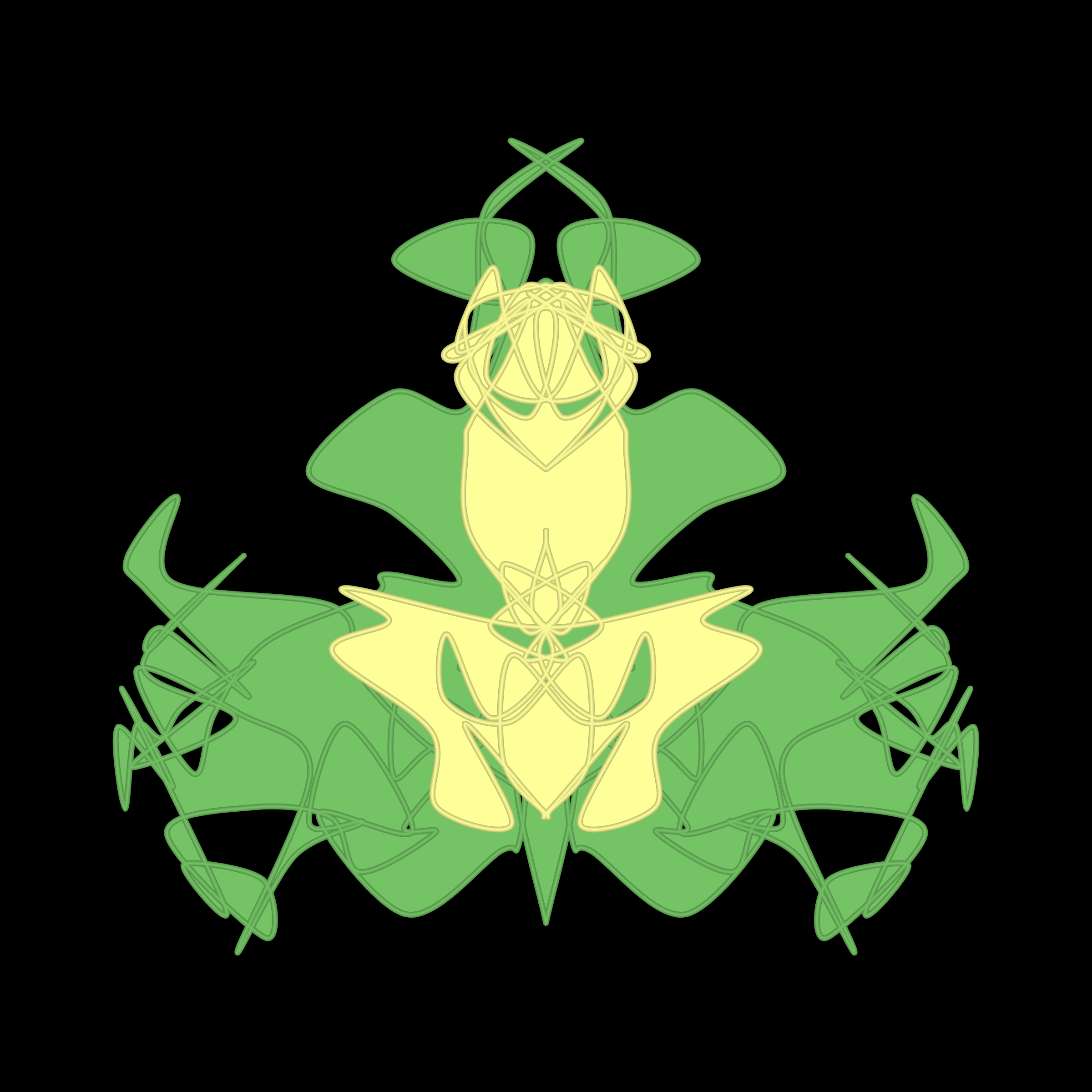 Art Blocks - Art Blocks v2 - Cryptoblots #321 - NFT # 3000321