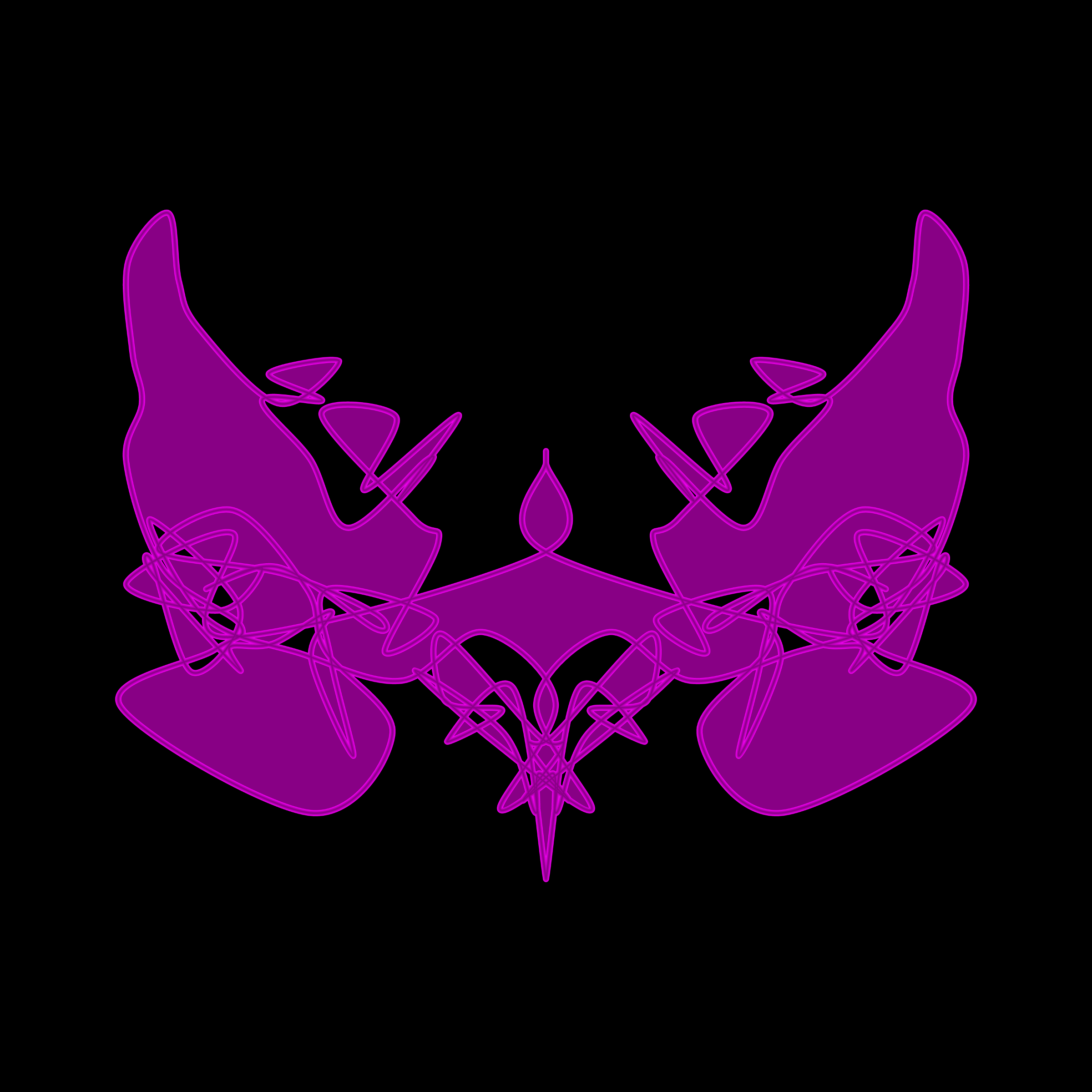 Art Blocks - Art Blocks v2 - Cryptoblots #327 - NFT # 3000327