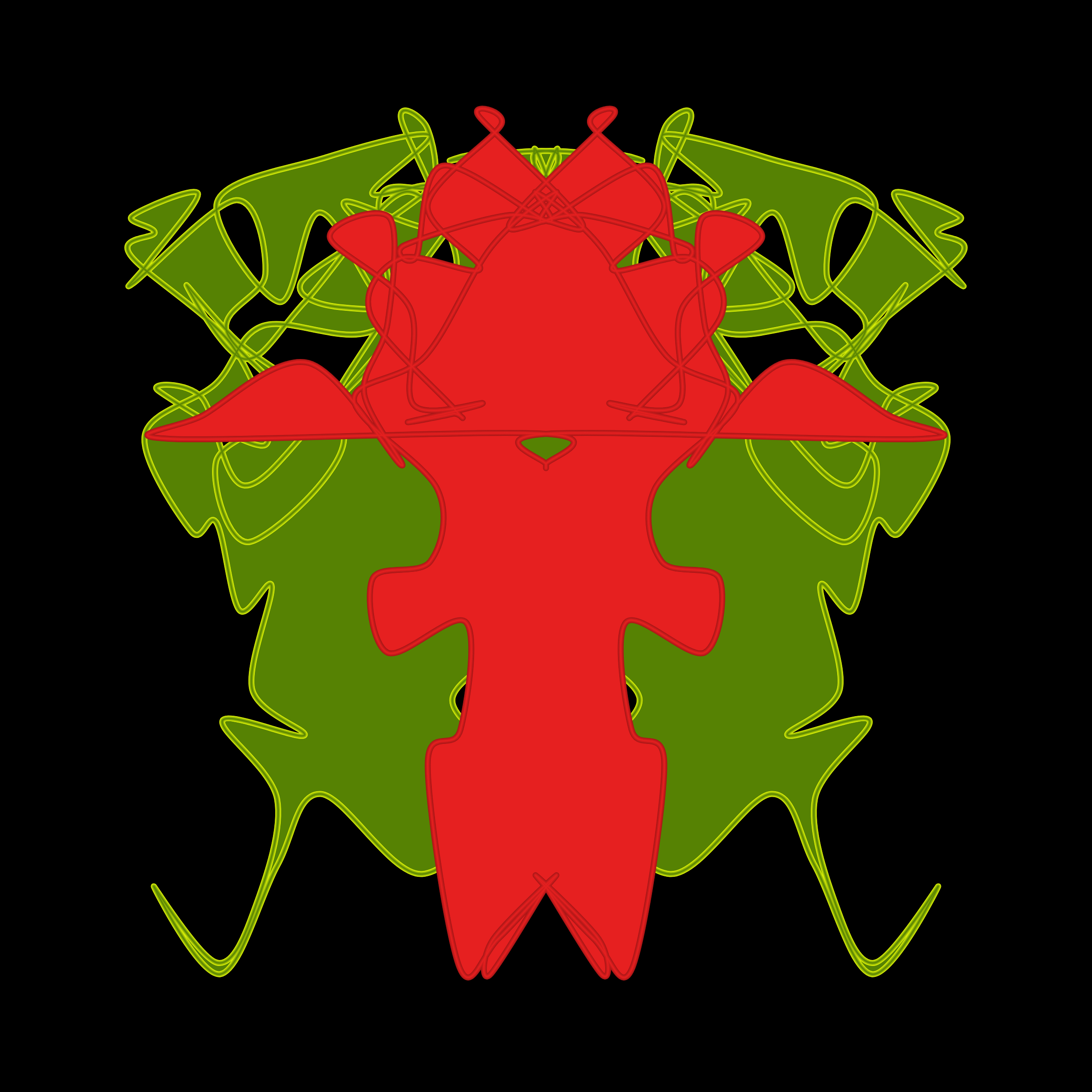 Art Blocks - Art Blocks v2 - Cryptoblots #339 - NFT # 3000339