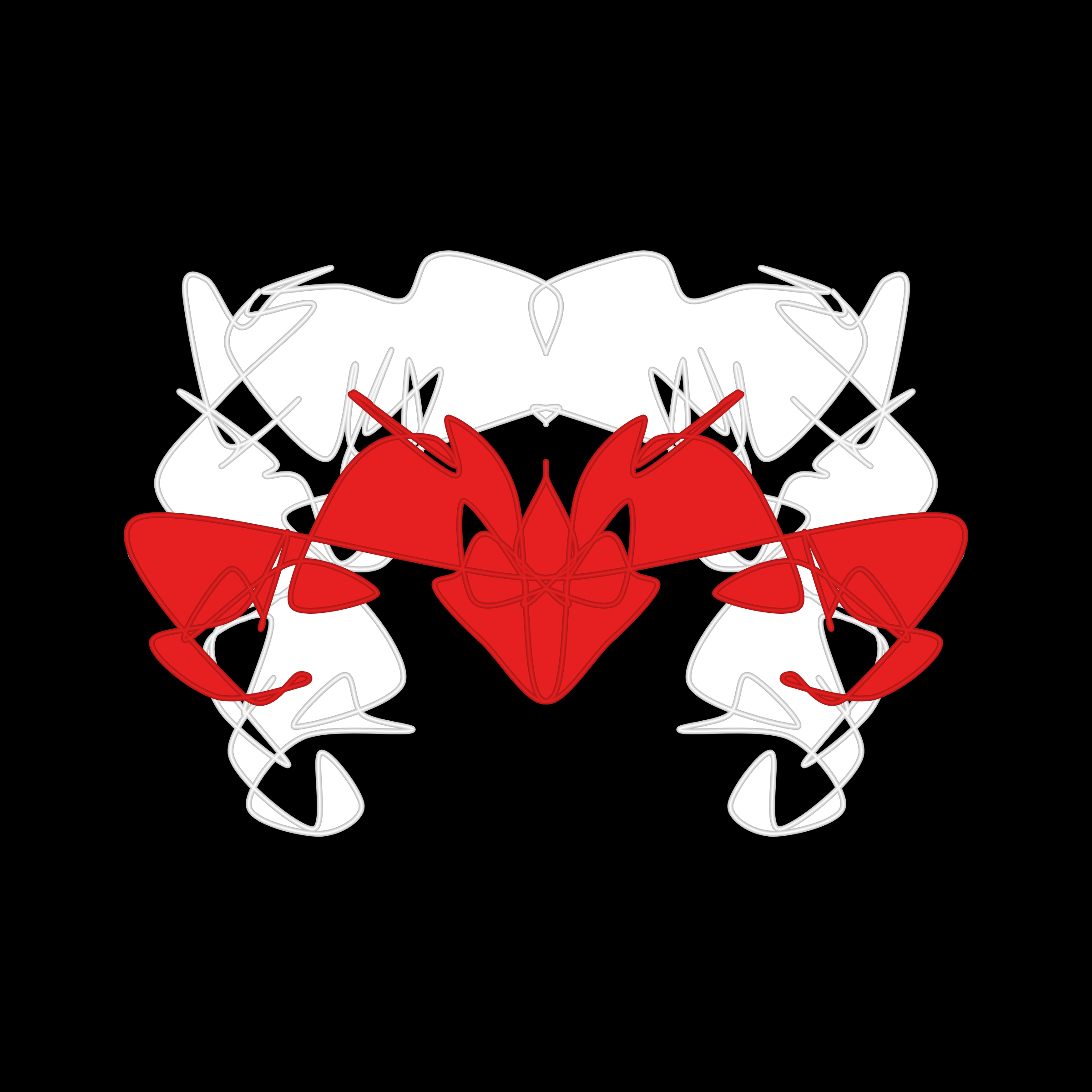 Art Blocks - Art Blocks v2 - Cryptoblots #343 - NFT # 3000343