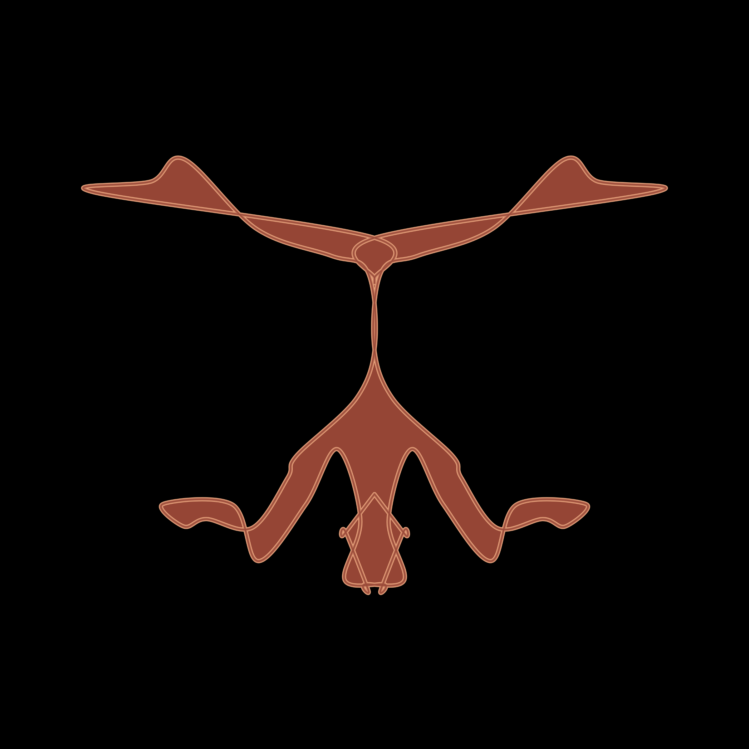 Art Blocks - Art Blocks v2 - Cryptoblots #352 - NFT # 3000352