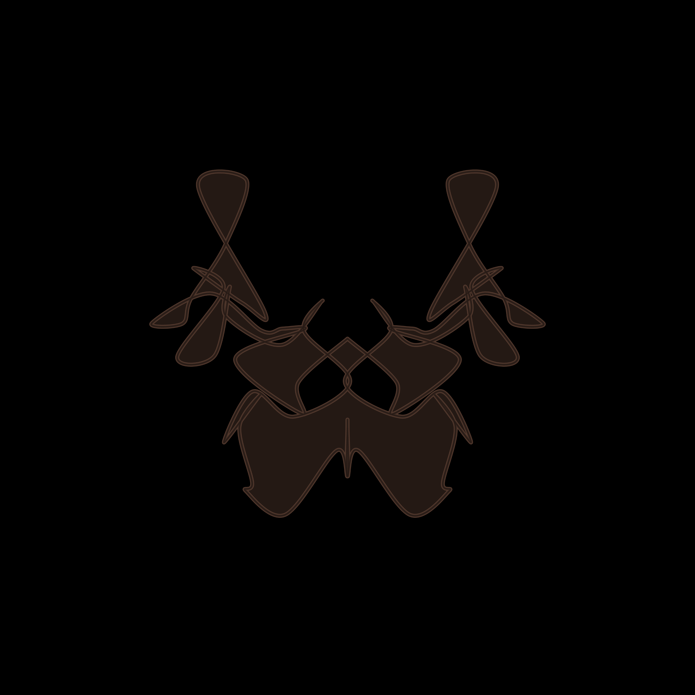 Art Blocks - Art Blocks v2 - Cryptoblots #366 - NFT # 3000366