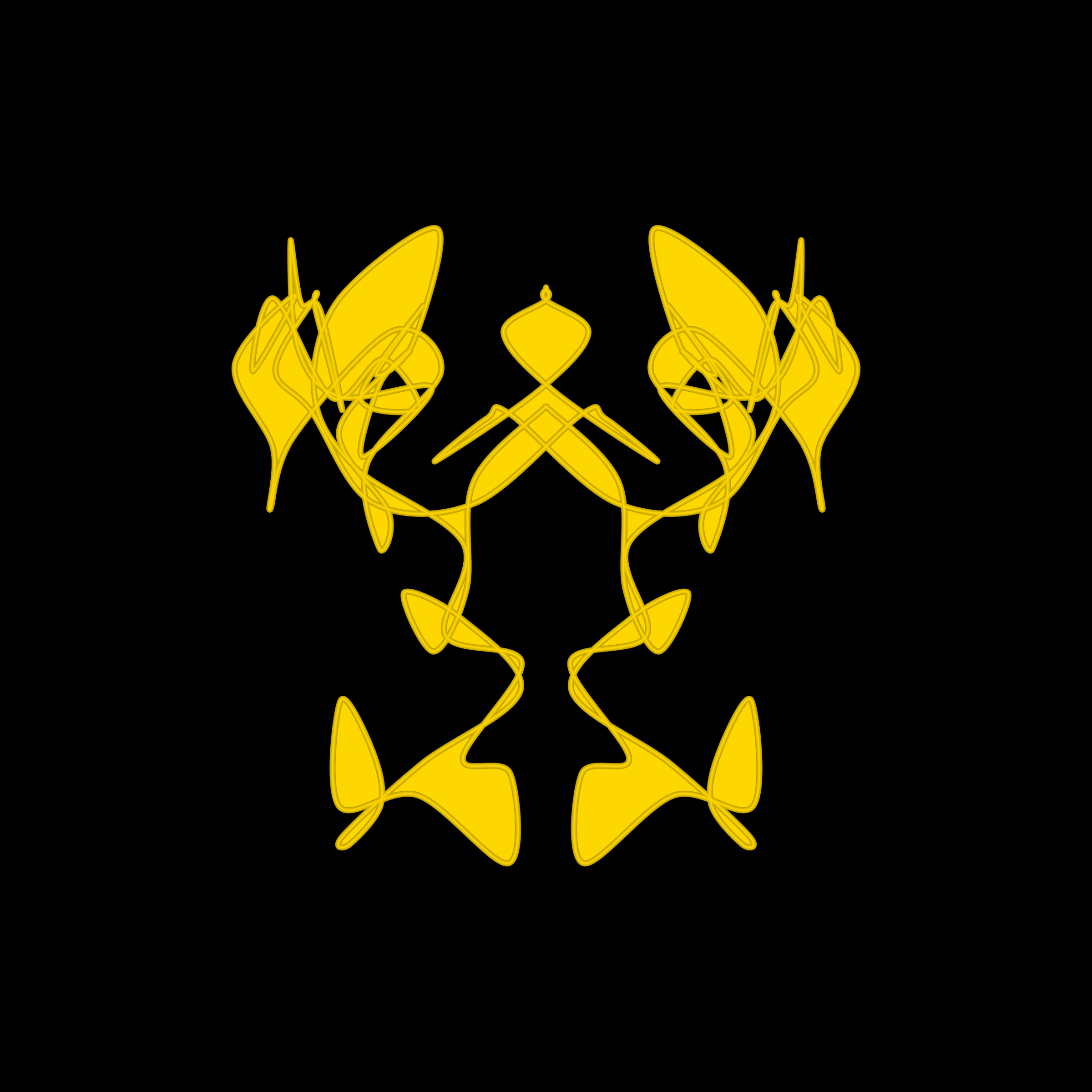 Art Blocks - Art Blocks v2 - Cryptoblots #369 - NFT # 3000369