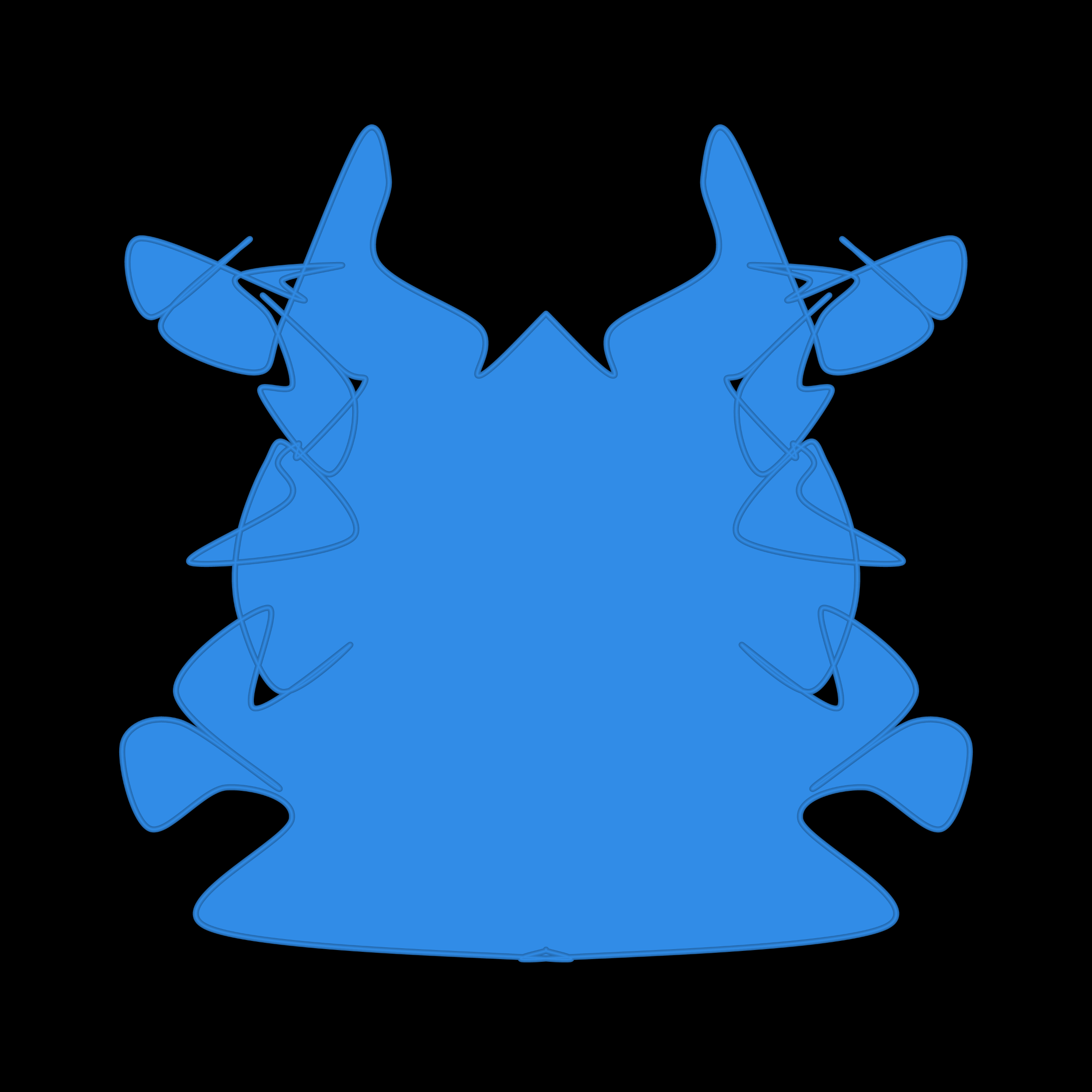 Art Blocks - Art Blocks v2 - Cryptoblots #370 - NFT # 3000370