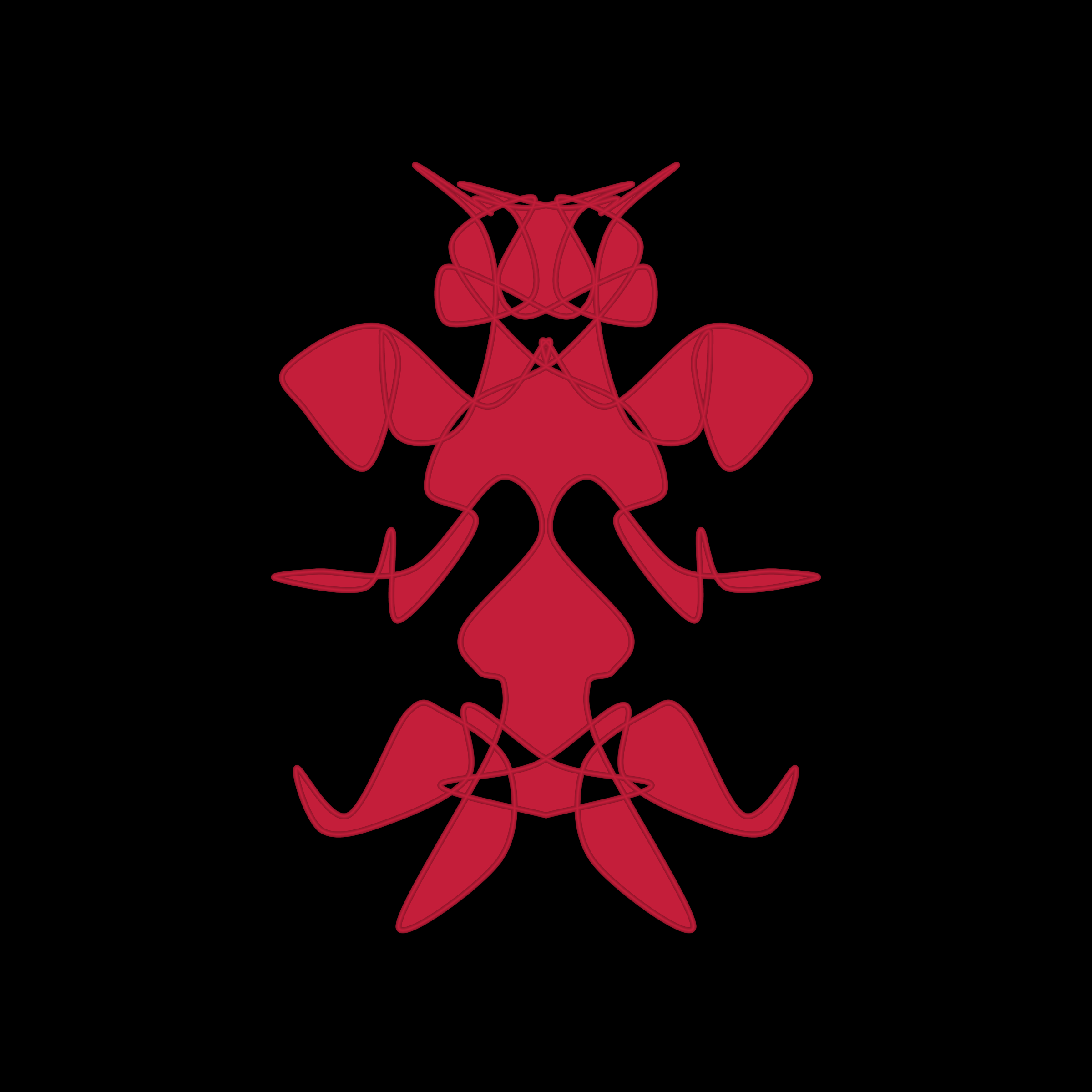 Art Blocks - Art Blocks v2 - Cryptoblots #378 - NFT # 3000378