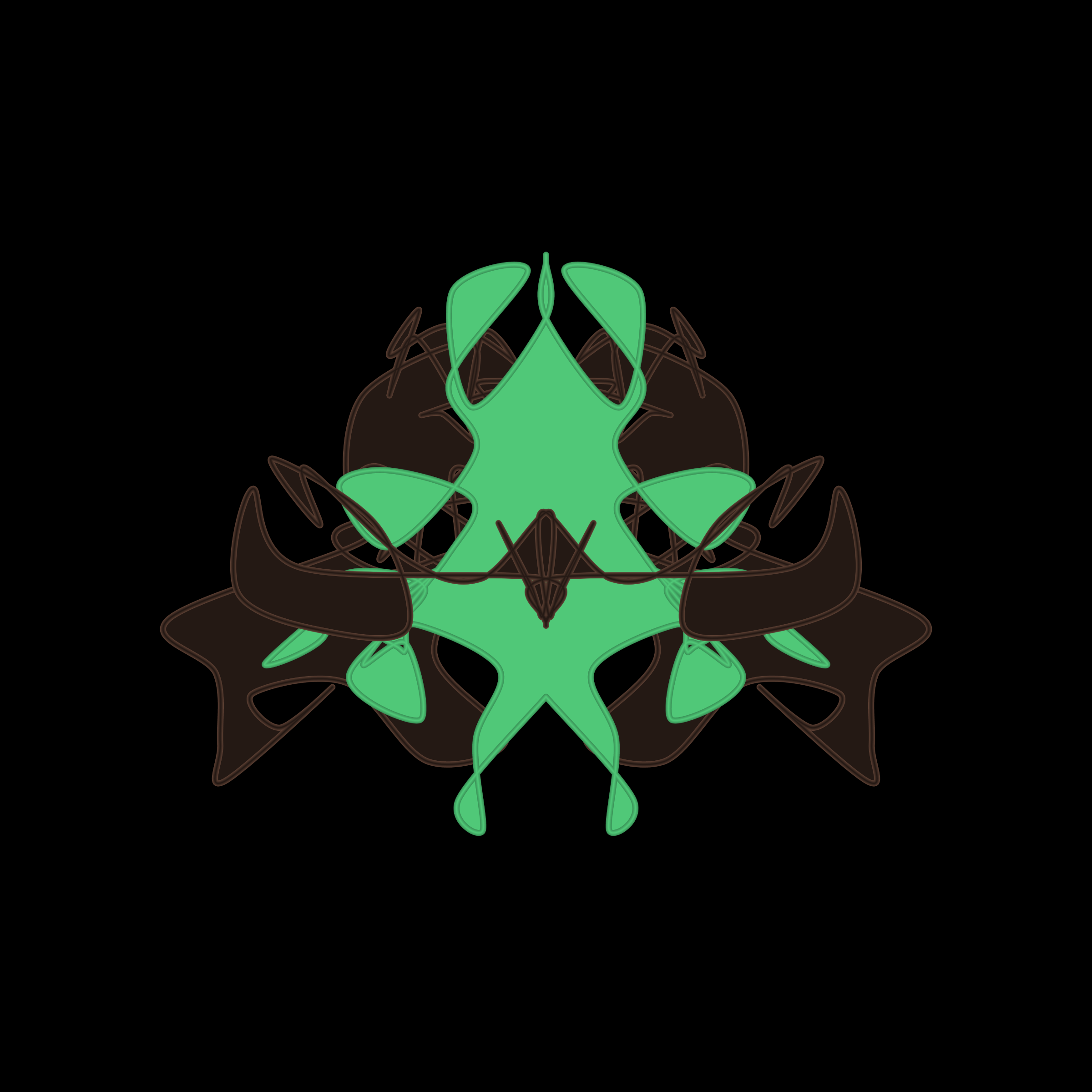 Art Blocks - Art Blocks v2 - Cryptoblots #379 - NFT # 3000379