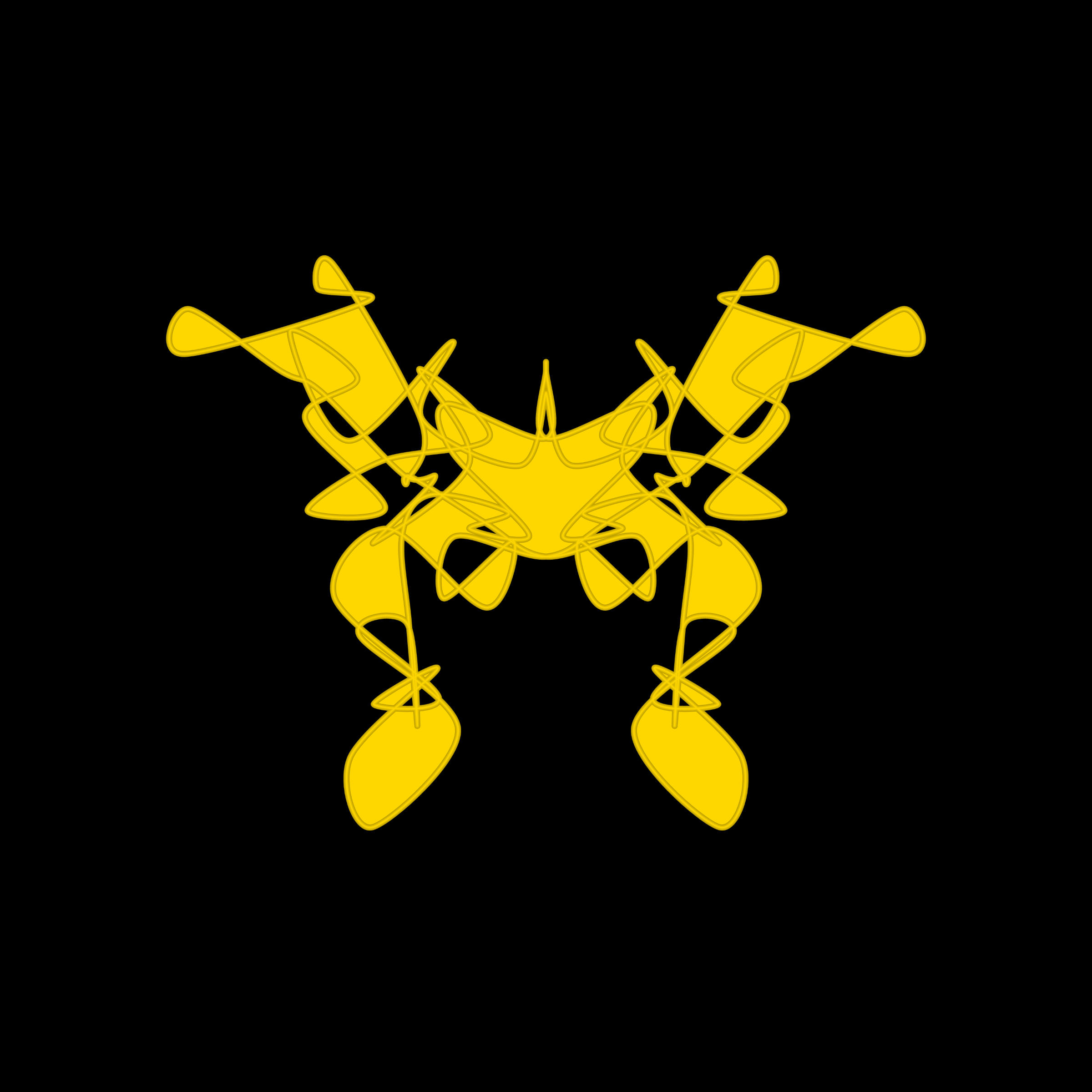 Art Blocks - Art Blocks v2 - Cryptoblots #386 - NFT # 3000386