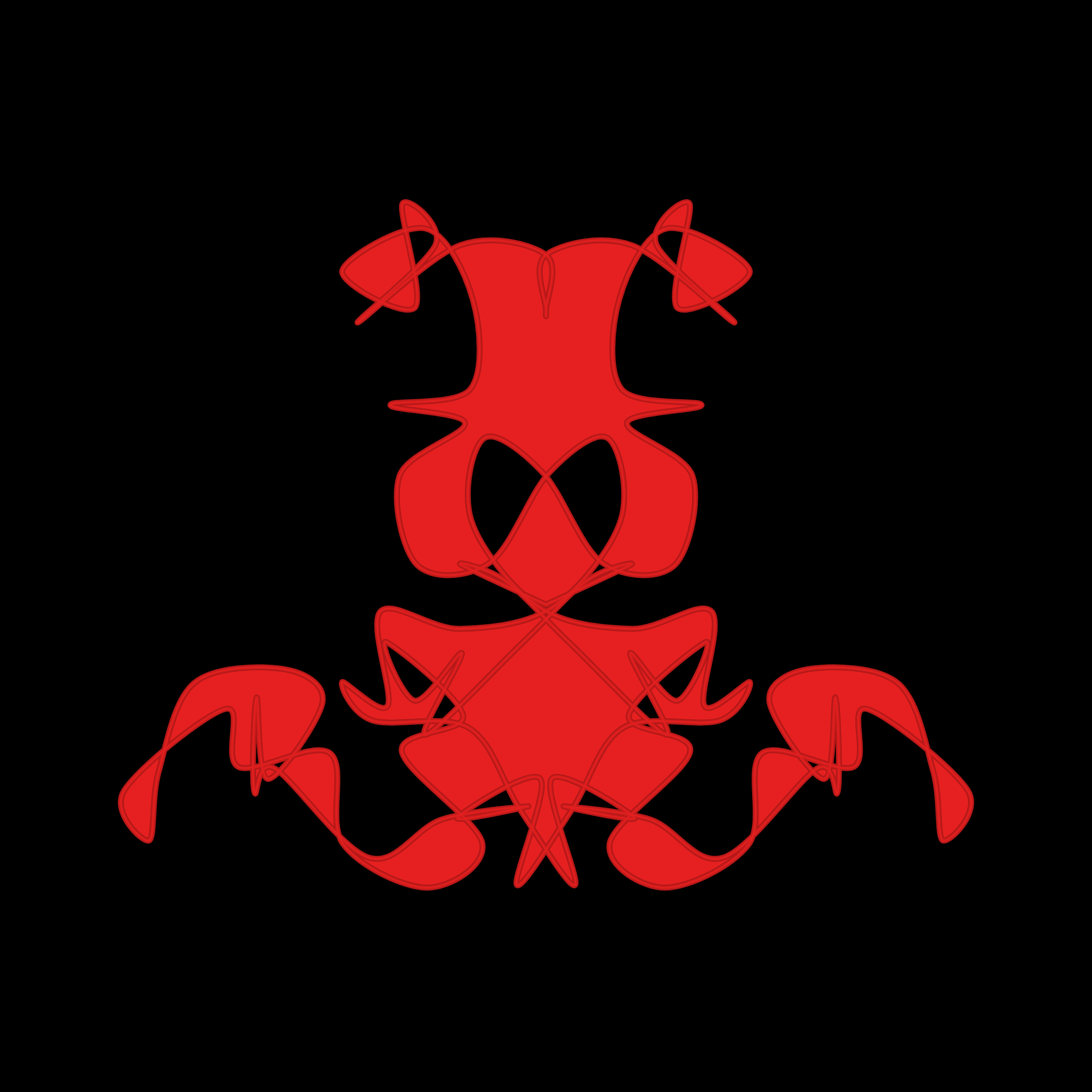 Art Blocks - Art Blocks v2 - Cryptoblots #390 - NFT # 3000390