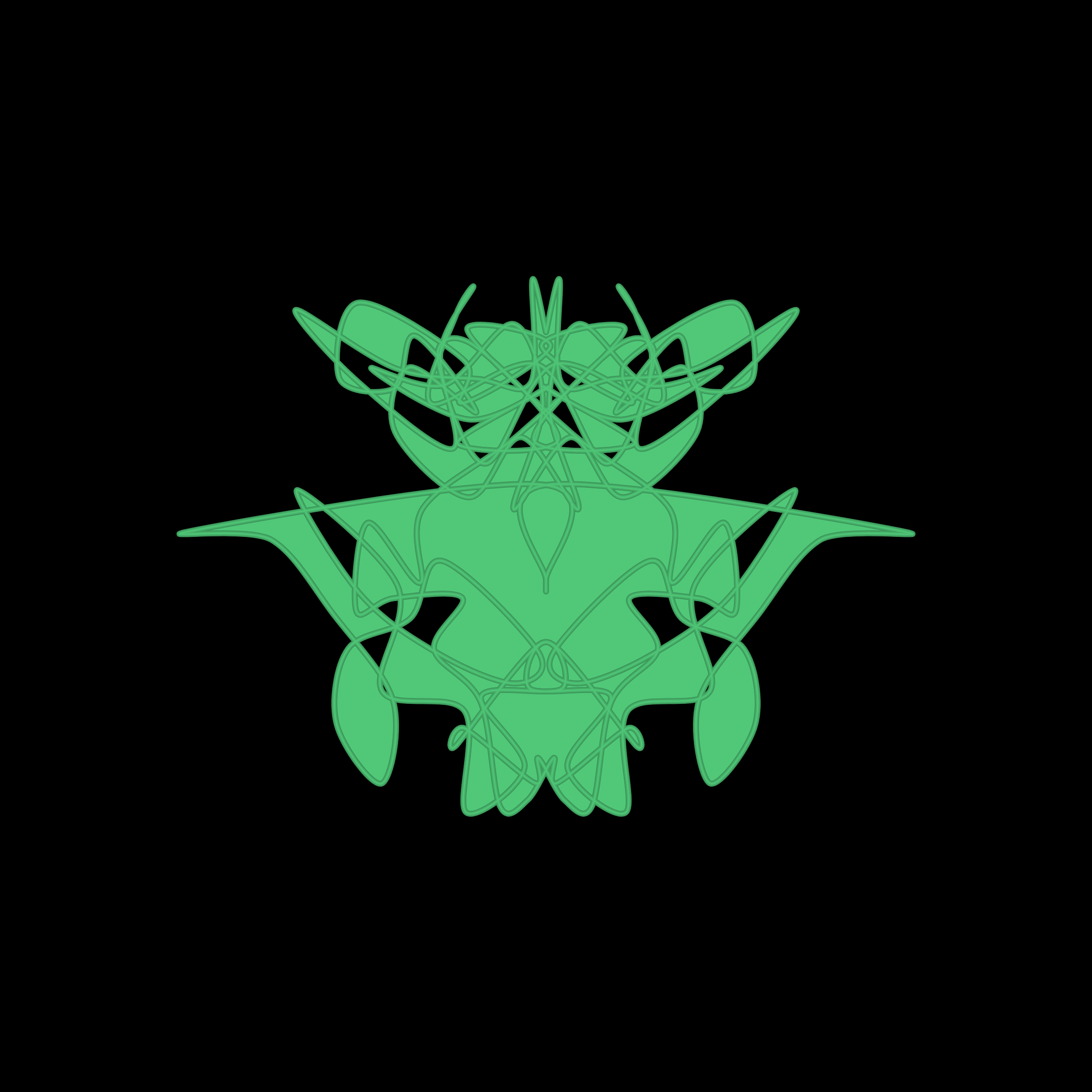 Art Blocks - Art Blocks v2 - Cryptoblots #396 - NFT # 3000396