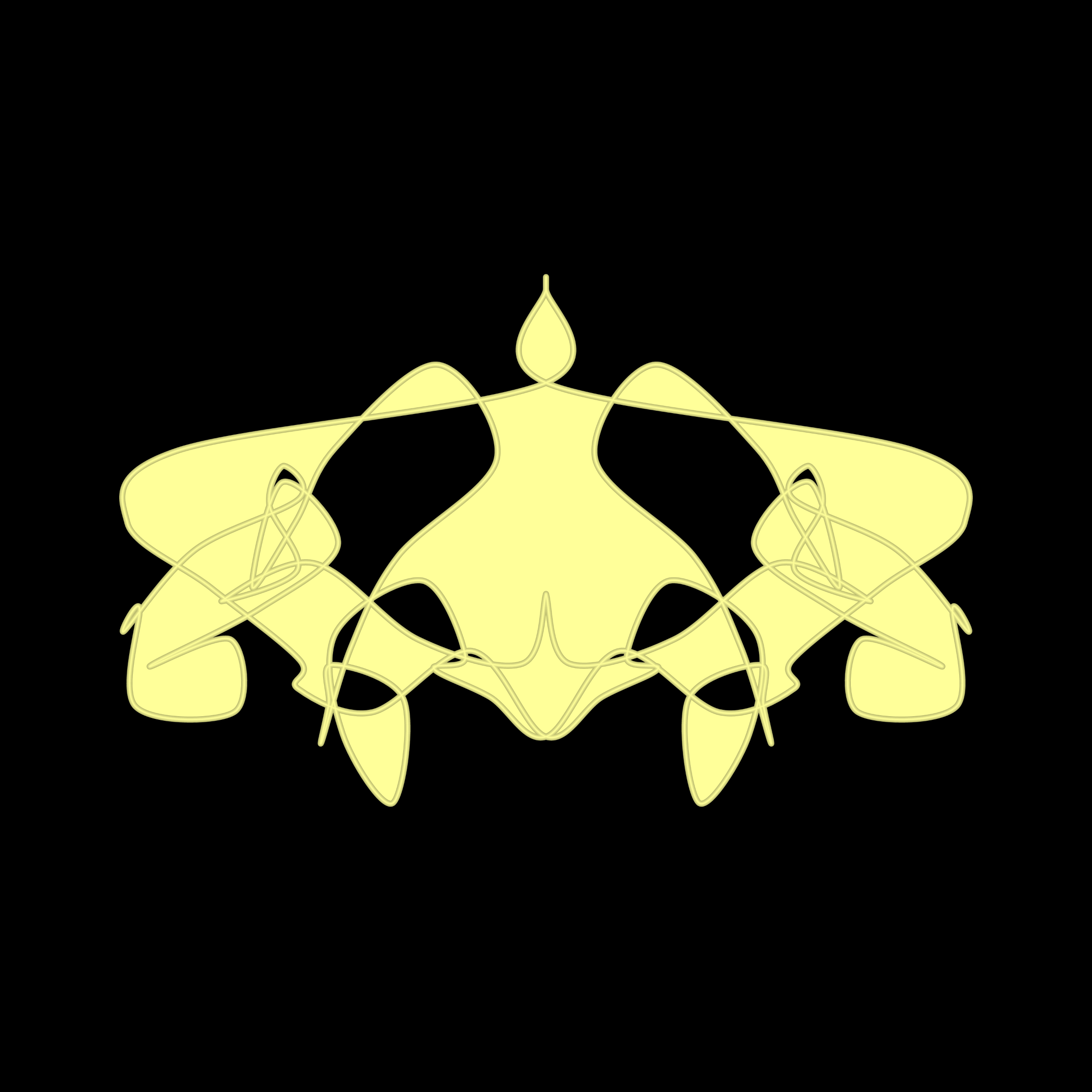 Art Blocks - Art Blocks v2 - Cryptoblots #411 - NFT # 3000411