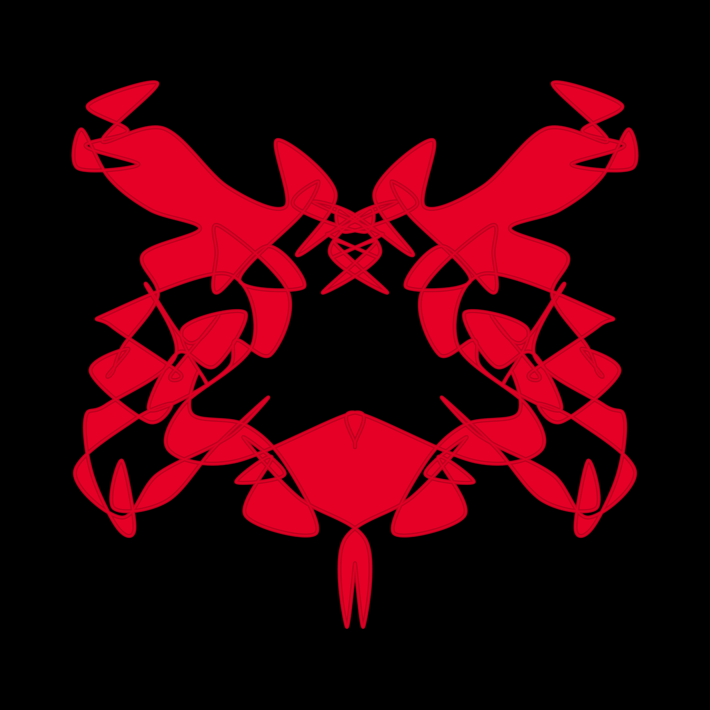 Art Blocks - Art Blocks v2 - Cryptoblots #412 - NFT # 3000412