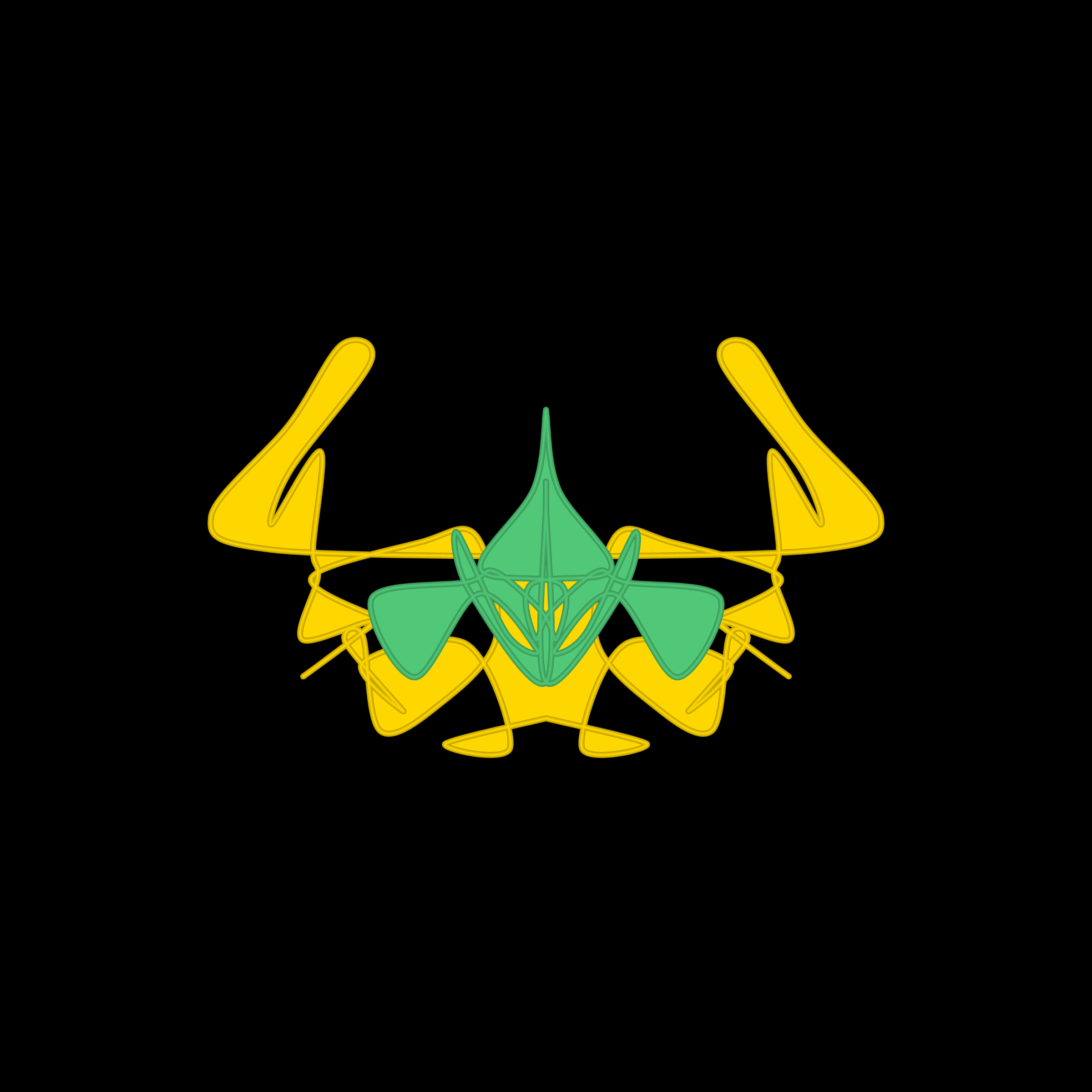 Art Blocks - Art Blocks v2 - Cryptoblots #418 - NFT # 3000418