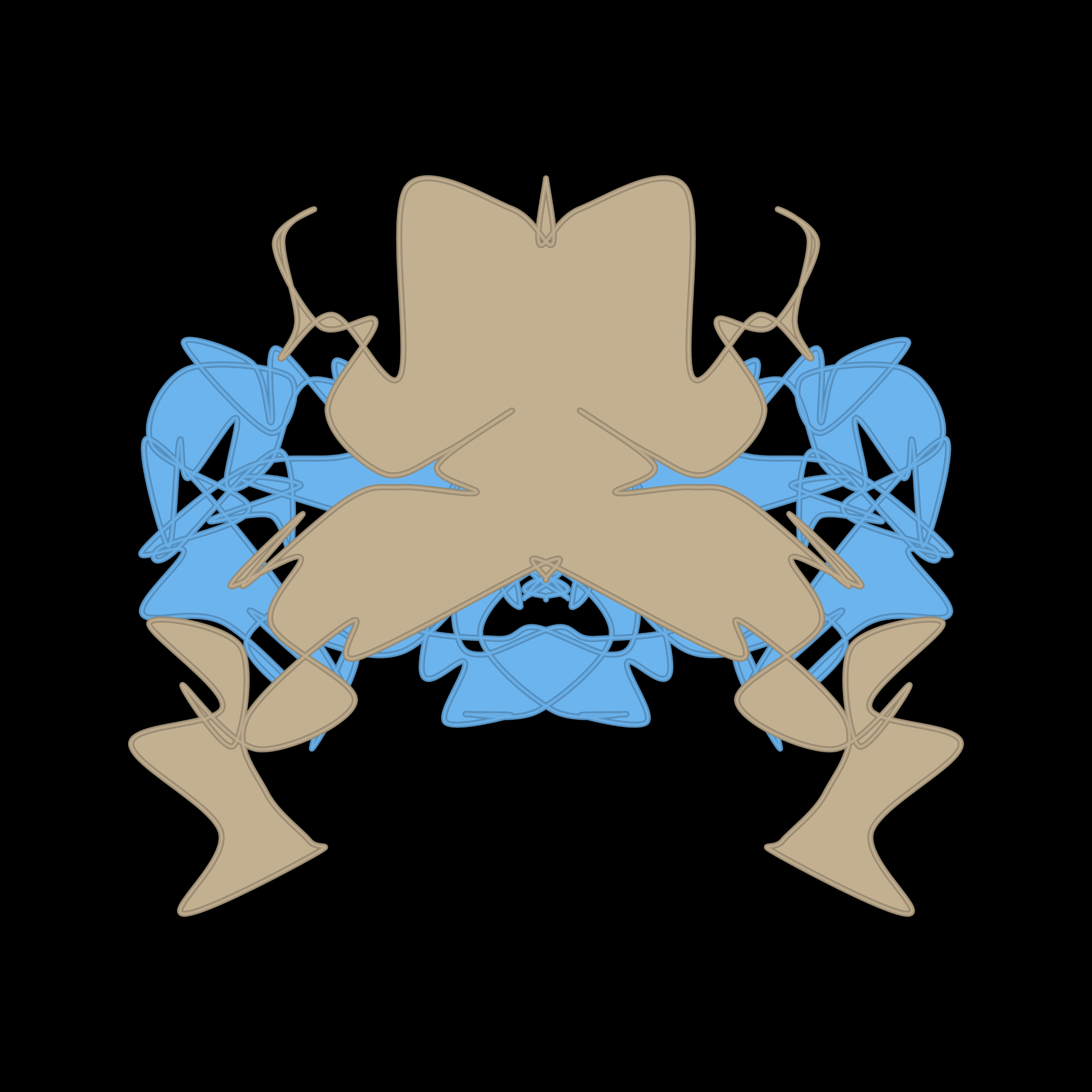 Art Blocks - Art Blocks v2 - Cryptoblots #420 - NFT # 3000420