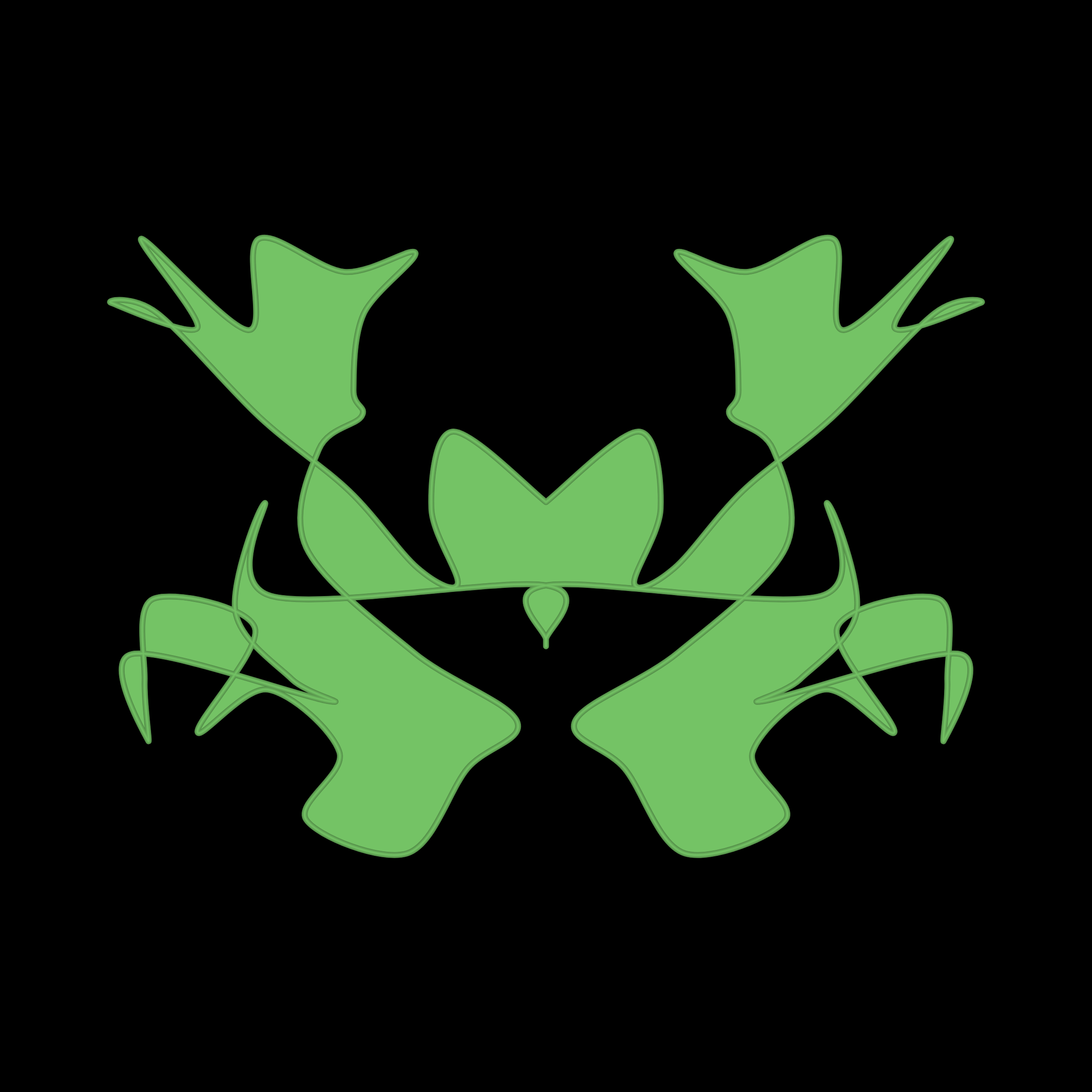 Art Blocks - Art Blocks v2 - Cryptoblots #438 - NFT # 3000438