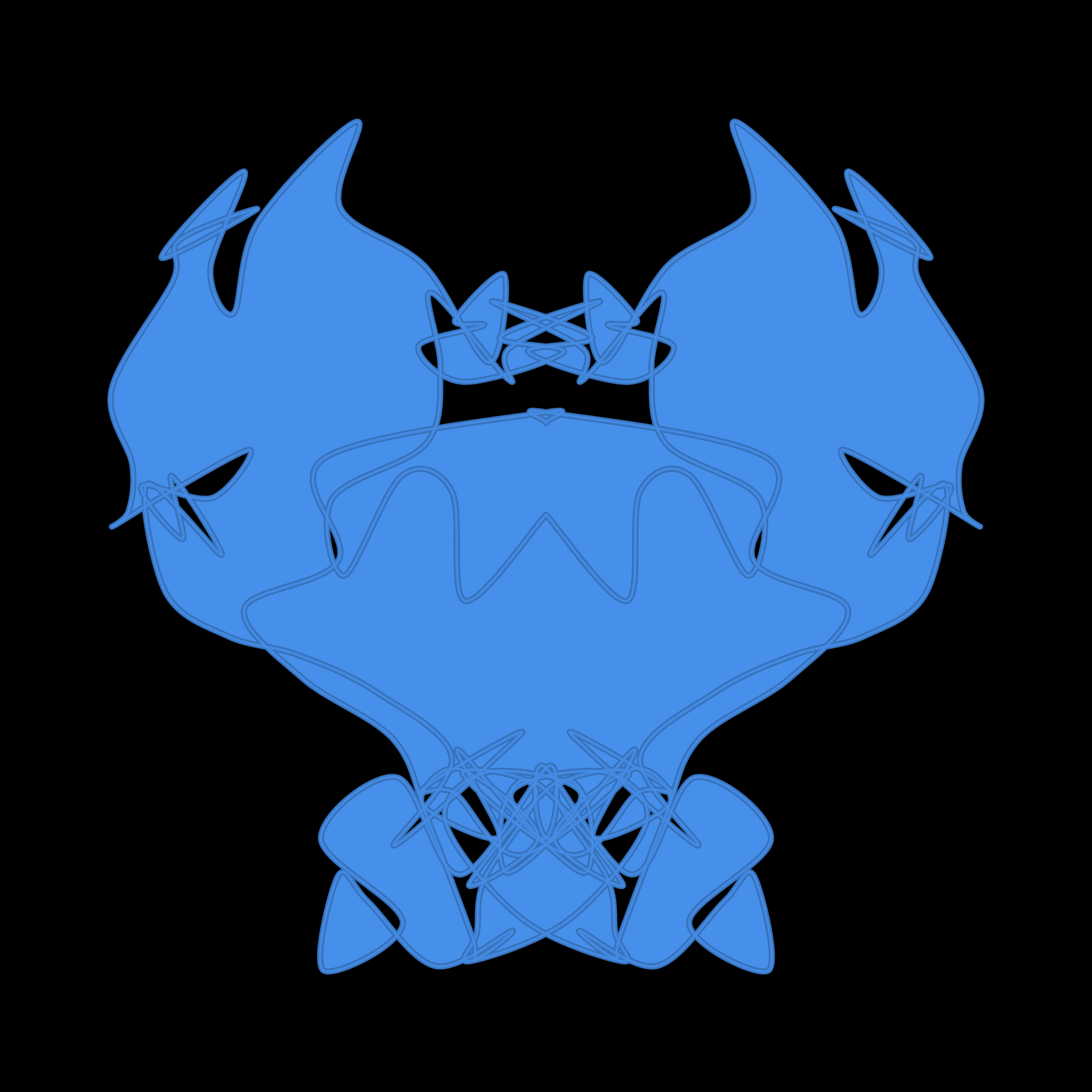 Art Blocks - Art Blocks v2 - Cryptoblots #444 - NFT # 3000444