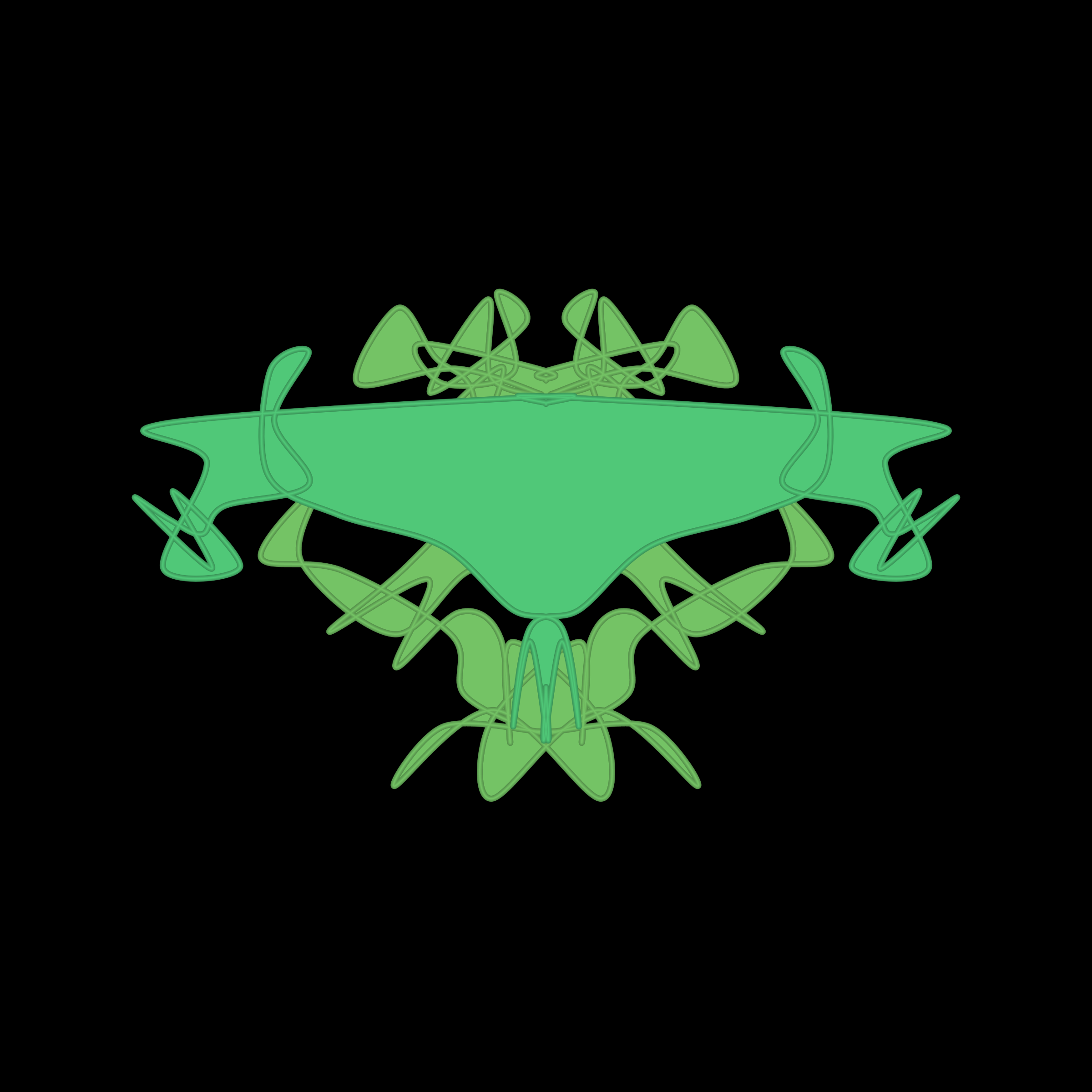 Art Blocks - Art Blocks v2 - Cryptoblots #445 - NFT # 3000445