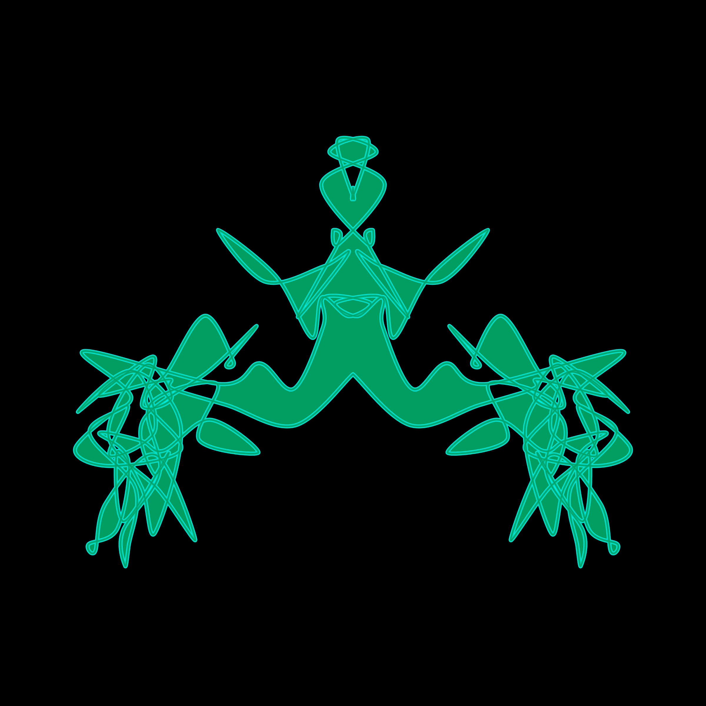 Art Blocks - Art Blocks v2 - Cryptoblots #446 - NFT # 3000446