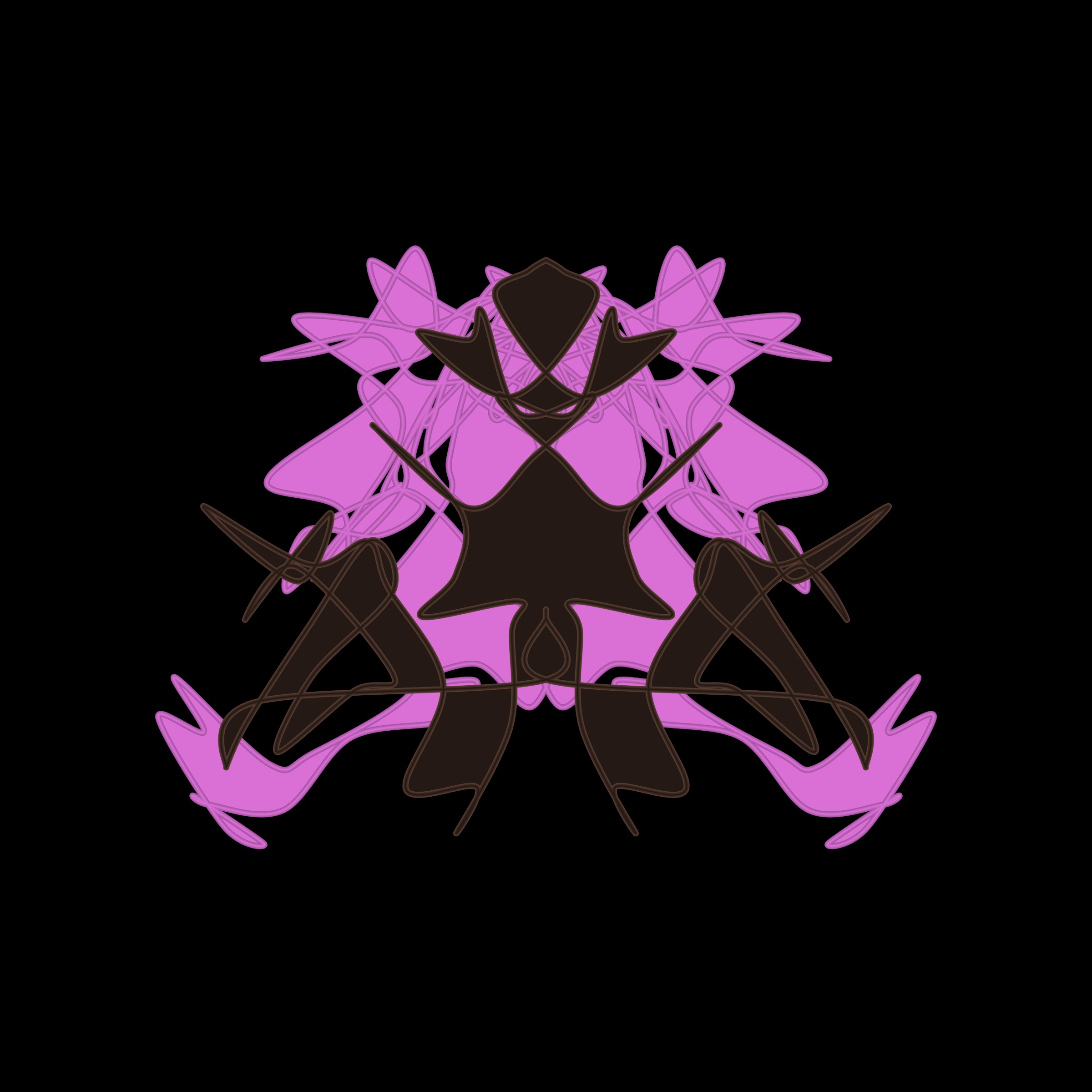 Art Blocks - Art Blocks v2 - Cryptoblots #451 - NFT # 3000451