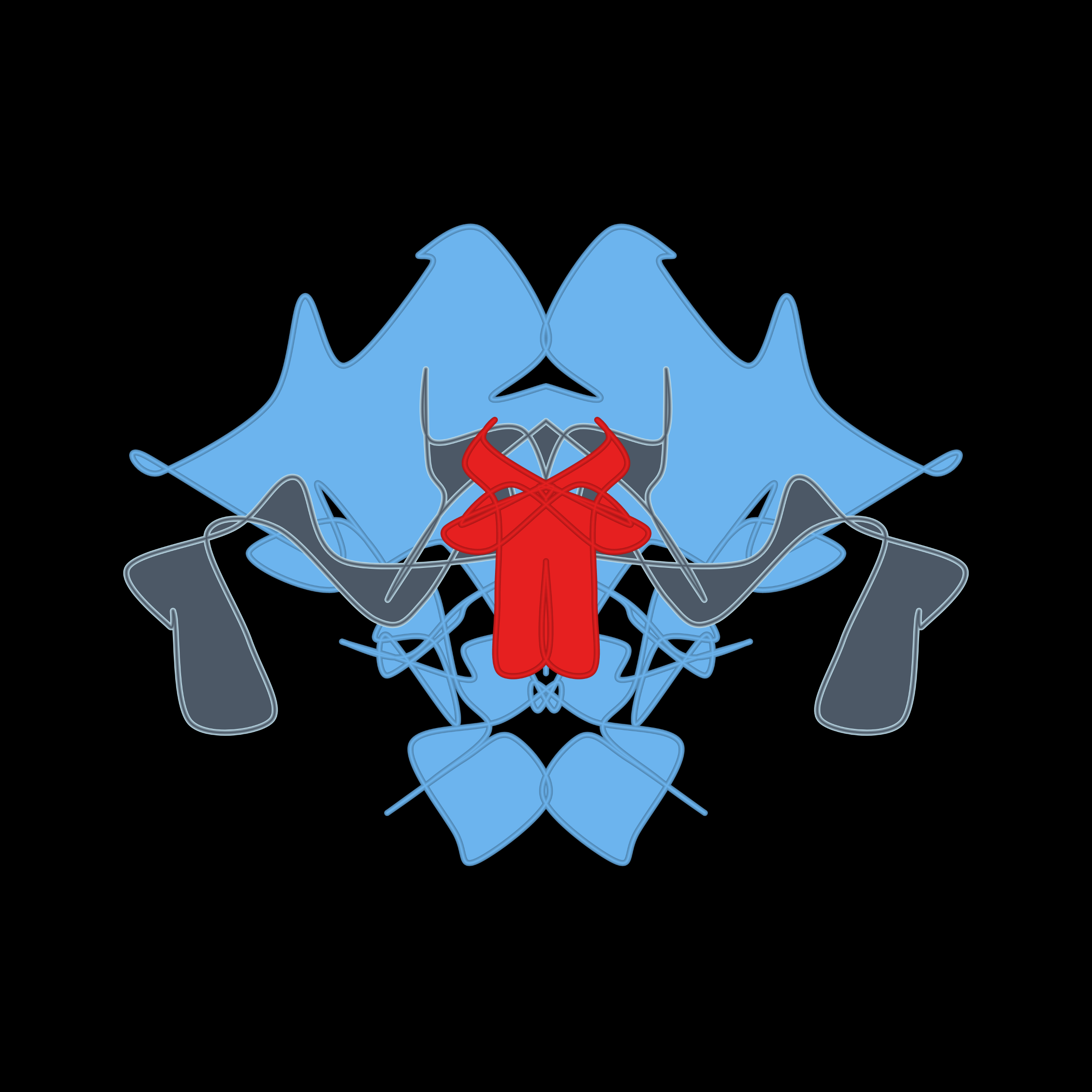 Art Blocks - Art Blocks v2 - Cryptoblots #453 - NFT # 3000453